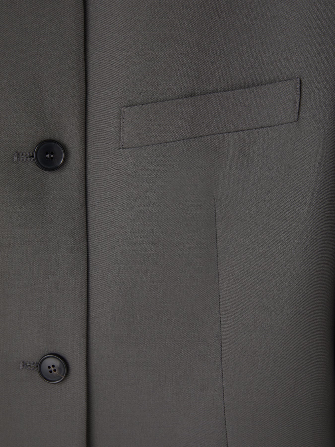 Recto - Collarless Single Jacket (Taupe Grey) product image 13 | TRAB K-Fashion Australia