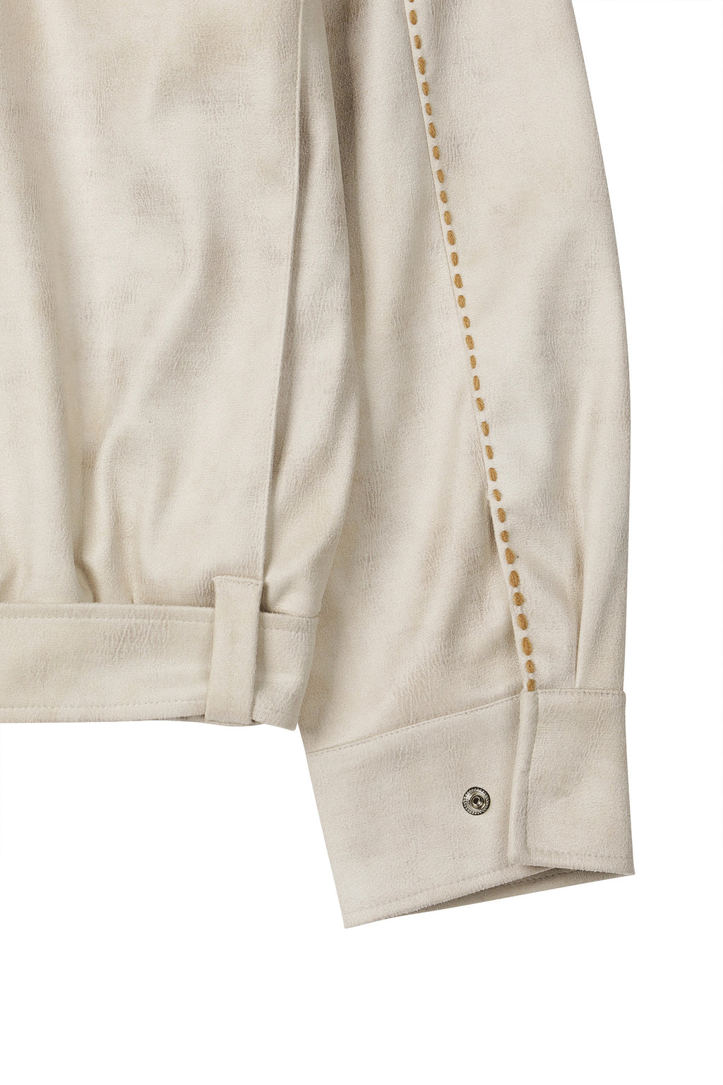 Deinet - Stitch Bomber Jumper (Ivory) product image 14 | TRAB K-Fashion Australia