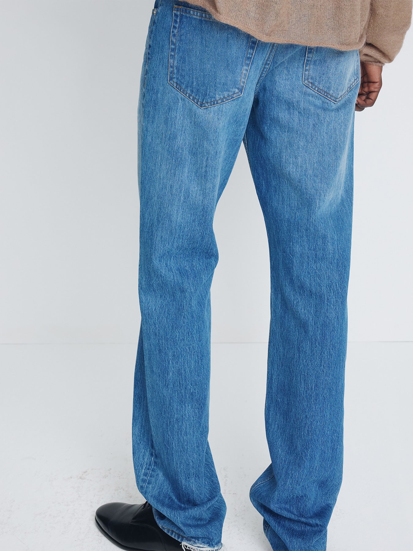 Tonywack - Slim-Straight Denim Jeans (Vintage Mid-Blue) product image 4 | TRAB K-Fashion Australia