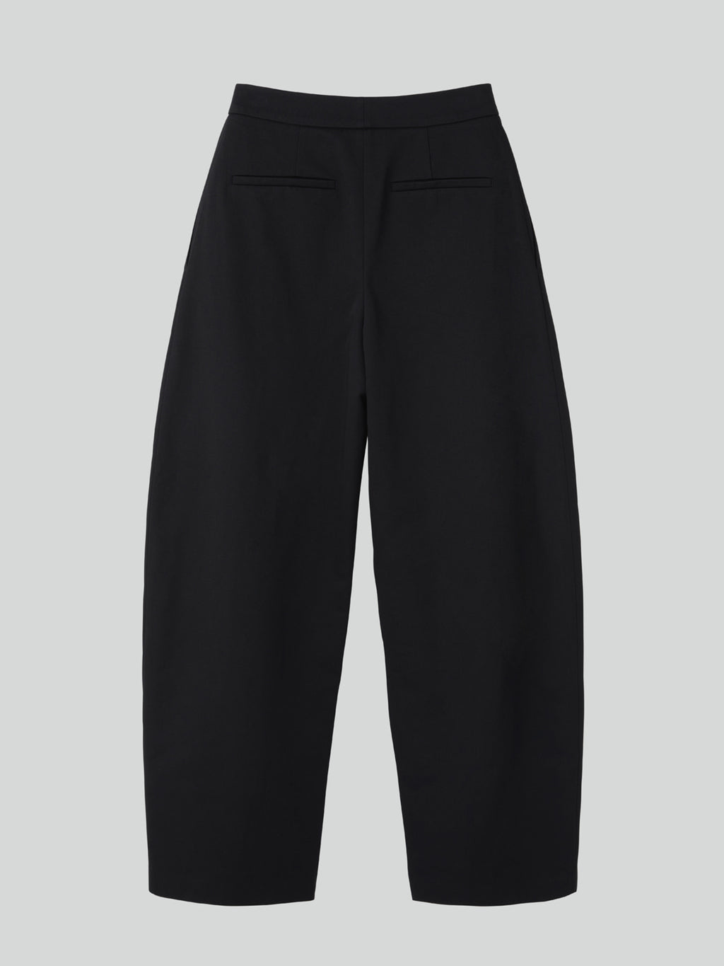 Recto - High-Rise Curved Legs Pants (Black) product image 2 | TRAB K-Fashion Australia
