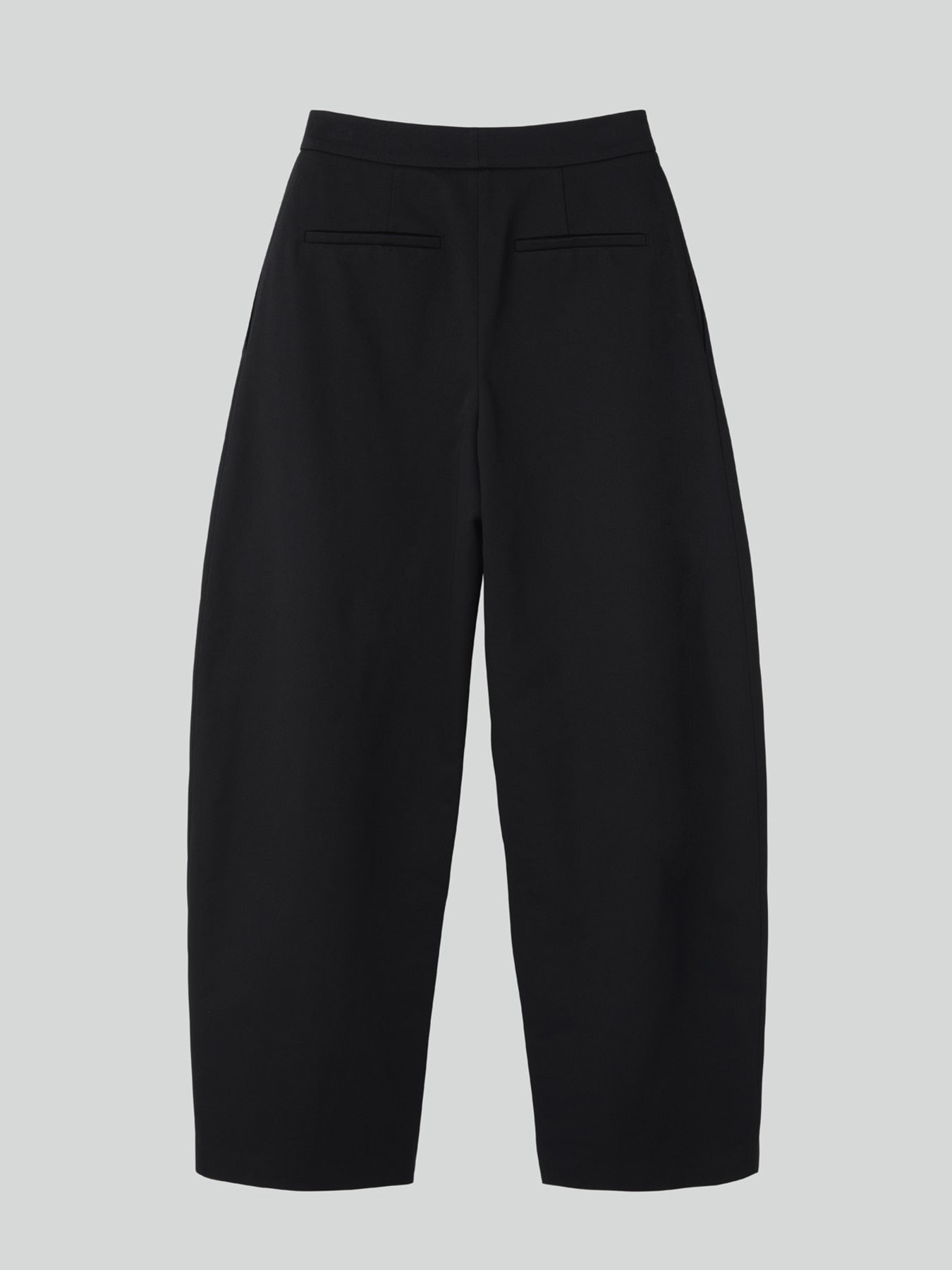 Recto - High-Rise Curved Legs Pants (Black) product image 2 | TRAB K-Fashion Australia