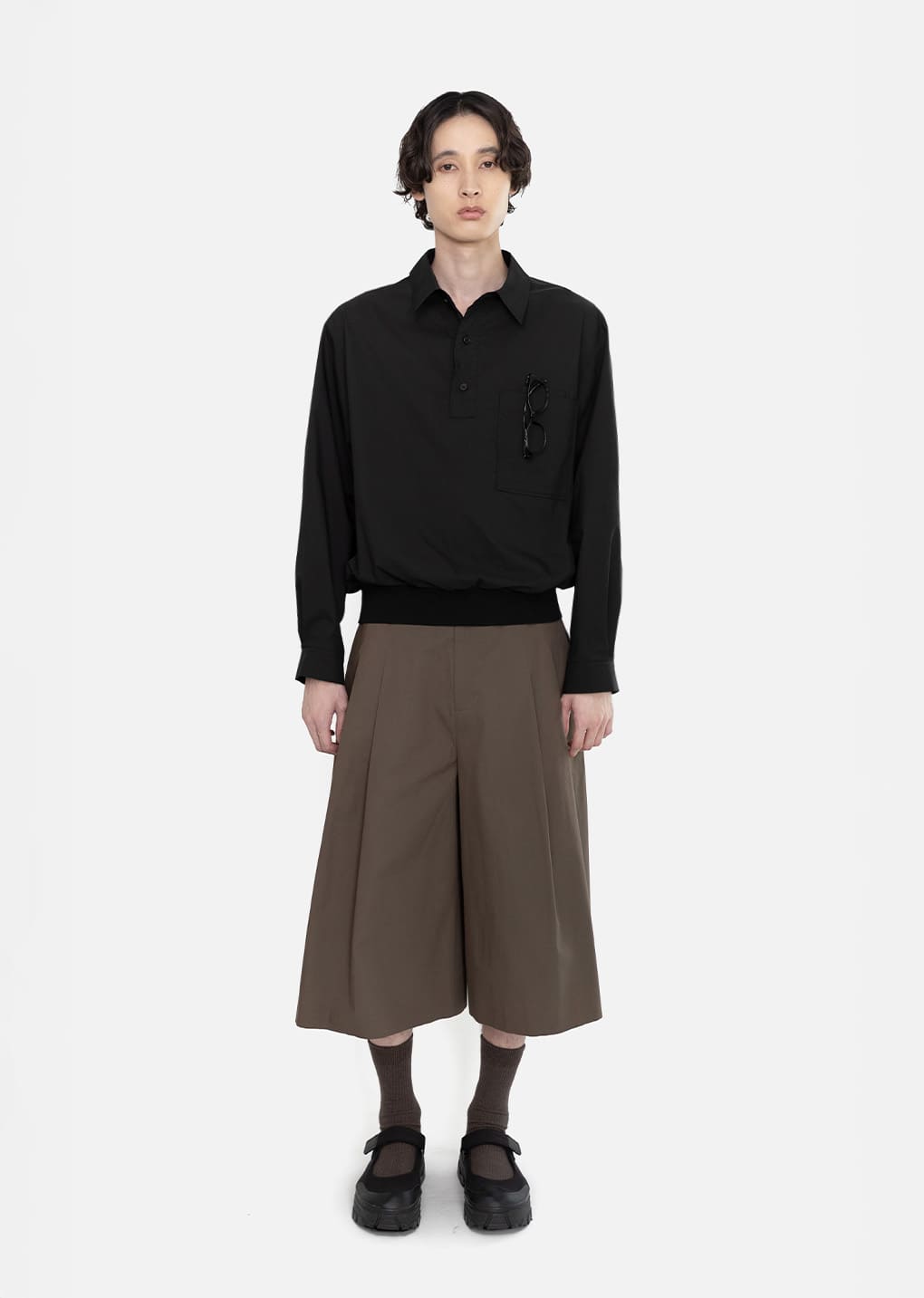 Amomento - Pocket Pullover (Black) product image 2 | TRAB K-Fashion Australia