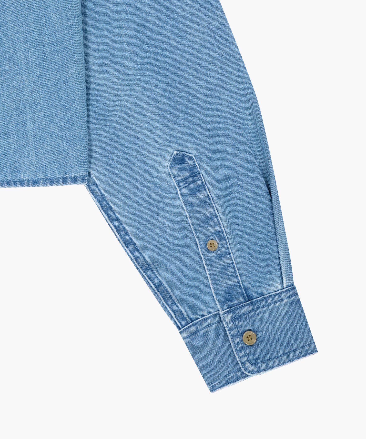 Marithe & Francois Girbaud - Crop Denim Shirt (Light Blue) product image 12 | TRAB K-Fashion Australia