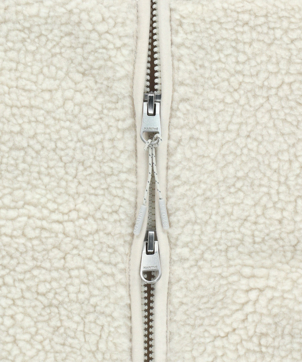 Marithe & Francois Girbaud - Marithe Sport Fleece Vest (Ivory) product image 12 | TRAB K-Fashion Australia