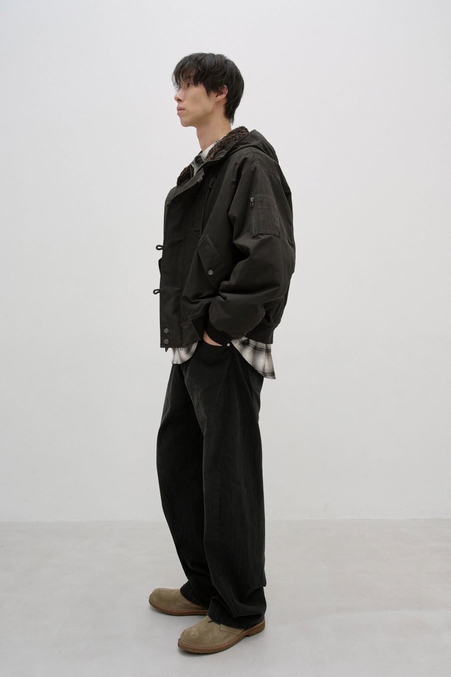 Insilence - N-2B Pilot Parka (Khaki Brown) product image 6 | TRAB K-Fashion Australia