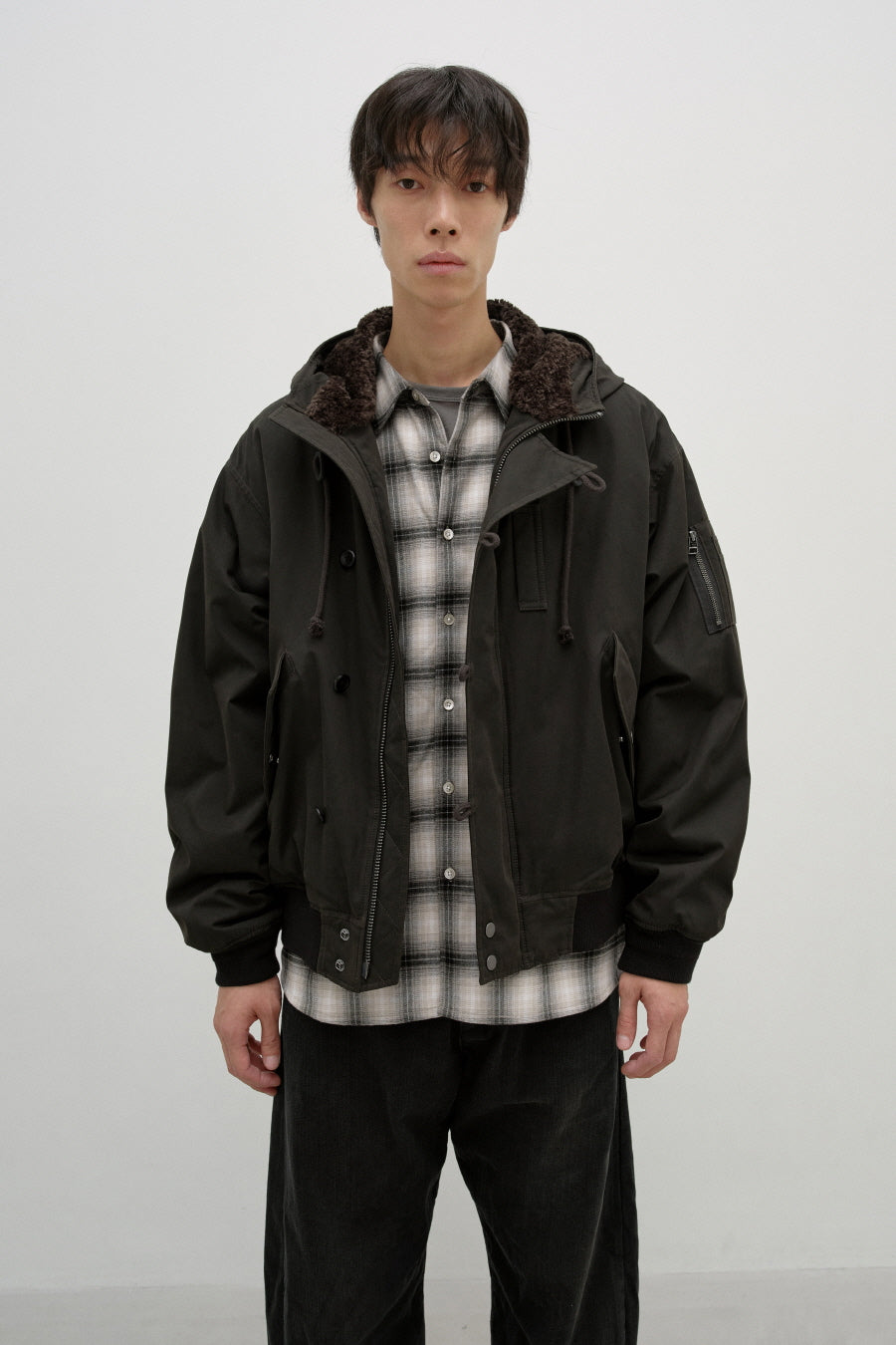 Insilence - N-2B Pilot Parka (Khaki Brown) product image 1 | TRAB K-Fashion Australia