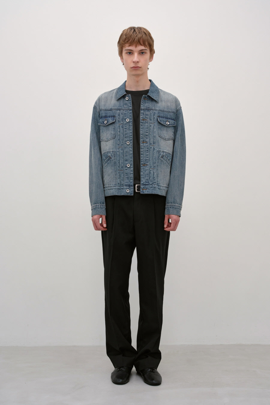 Insilence - Denim Ranch Jacket (Light Blue) product image 1 | TRAB K-Fashion Australia