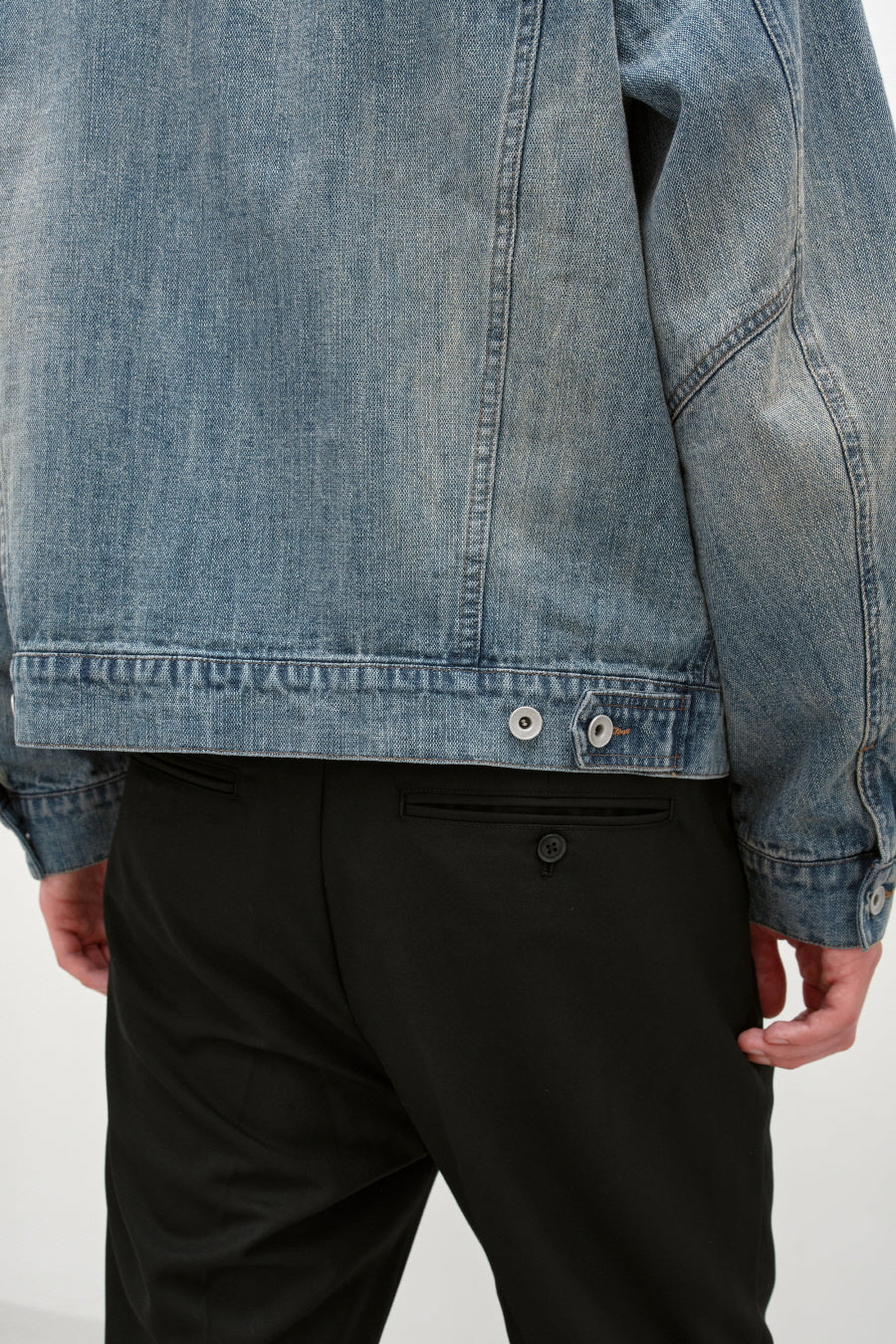 Insilence - Denim Ranch Jacket (Light Blue) product image 5 | TRAB K-Fashion Australia