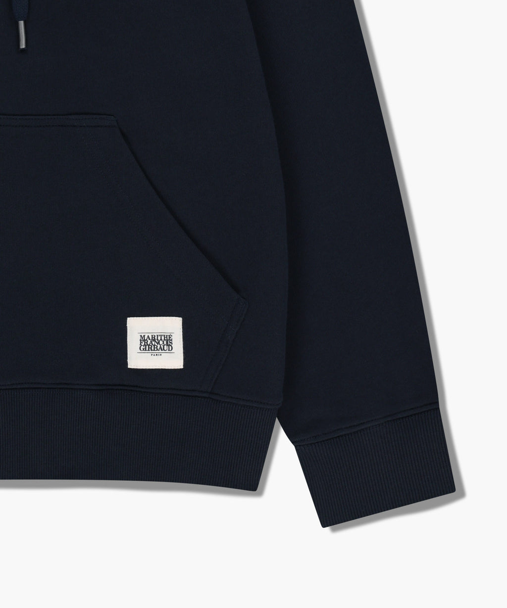 Marithe & Francois Girbaud - Big College Logo Graphic Hoodie Zipup (Navy) product image 12 | TRAB K-Fashion Australia