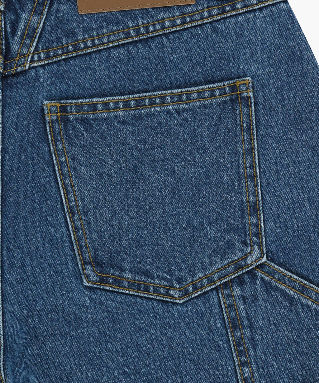 Marithe & Francois Girbaud - Carpenter Denim Shorts (Blue) product image 12 | TRAB K-Fashion Australia