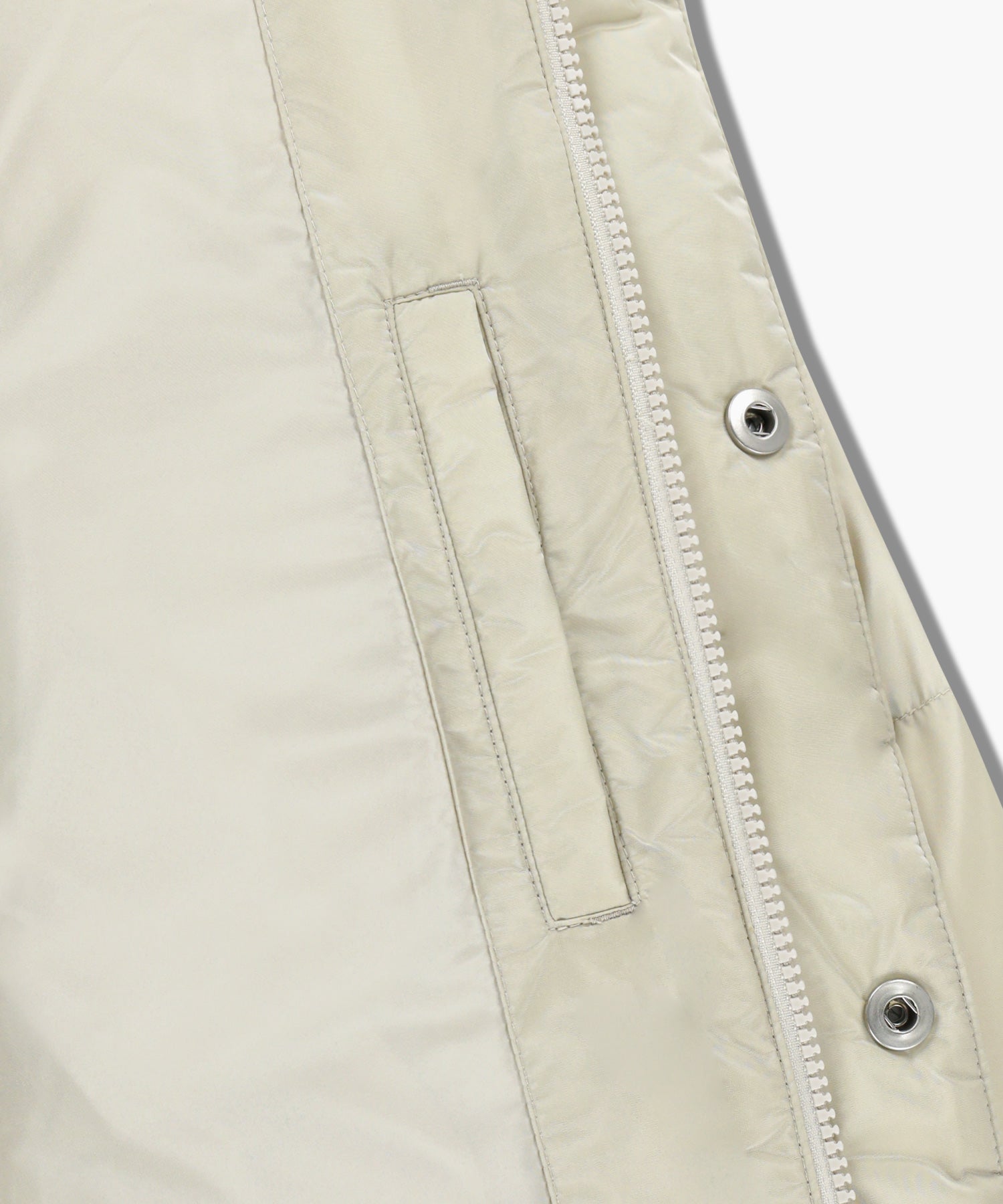 Marithe & Francois Girbaud - Classic Logo Down Jacket (Light Beige) product image 12 | TRAB K-Fashion Australia