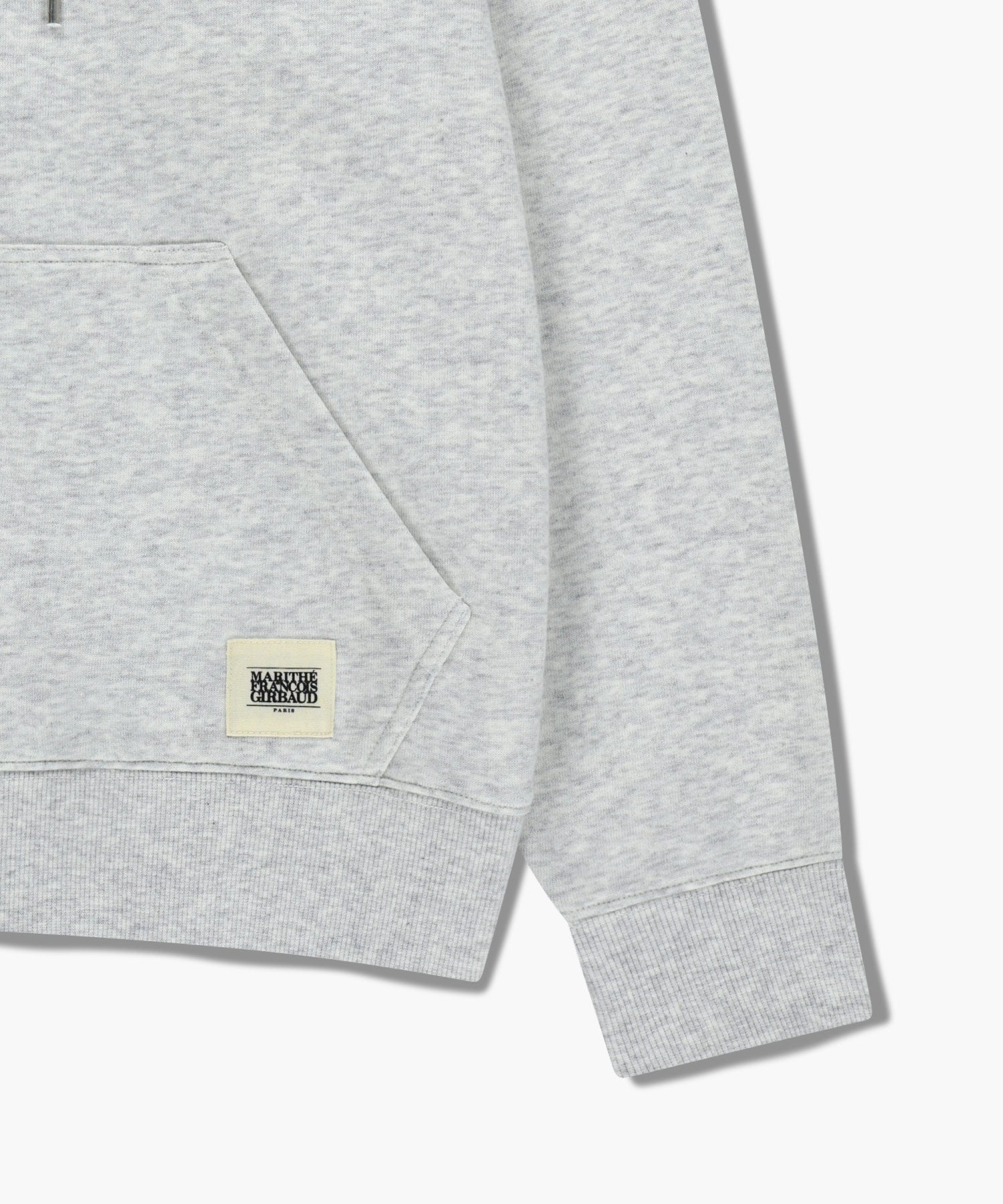 Marithe & Francois Girbaud - Big College Logo Graphic Hoodie Zipup (Light Heather Gray) product image 12 | TRAB K-Fashion Australia