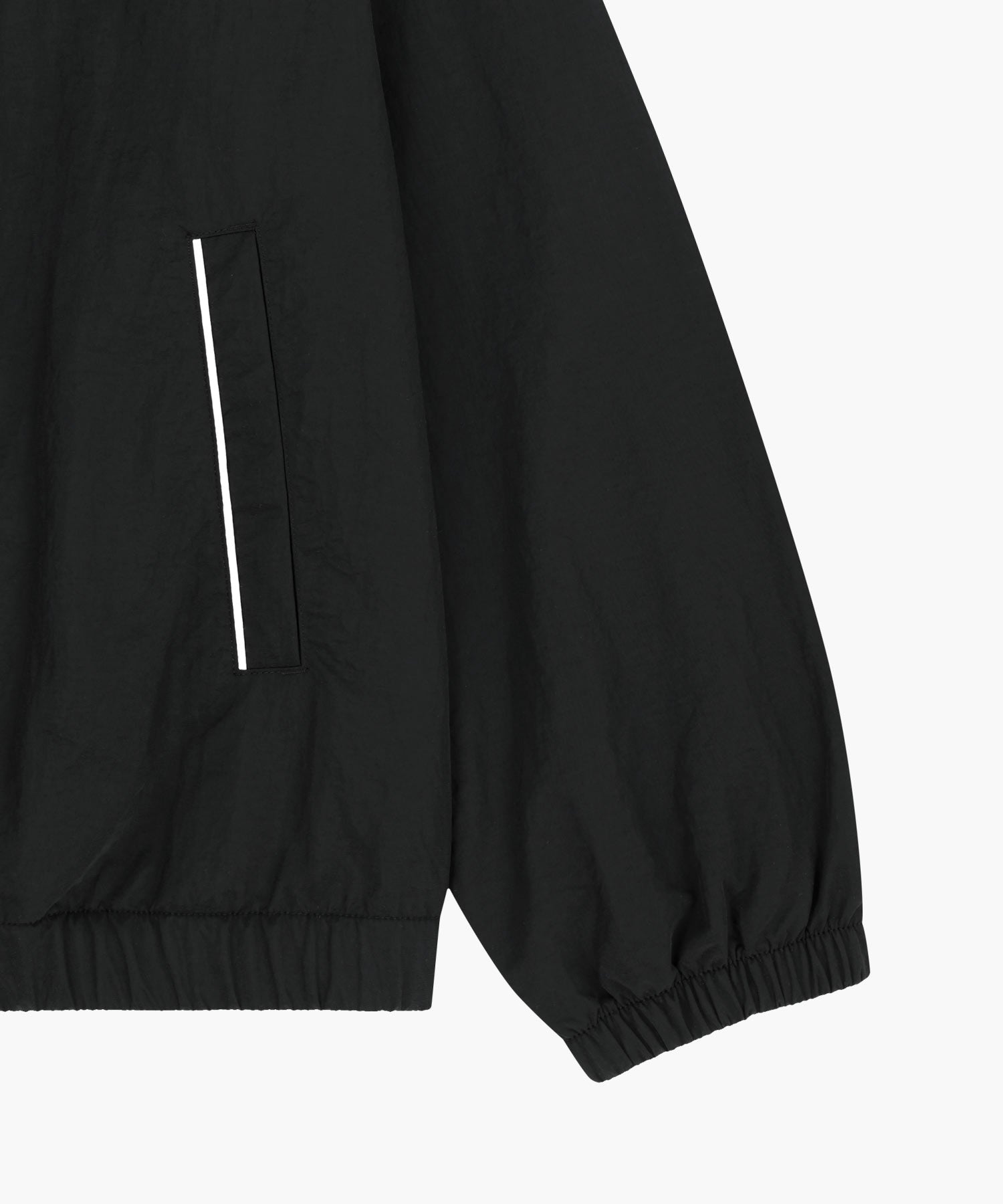 Marithe & Francois Girbaud - Classic Logo High Neck Wind Jacket (Black) product image 12 | TRAB K-Fashion Australia