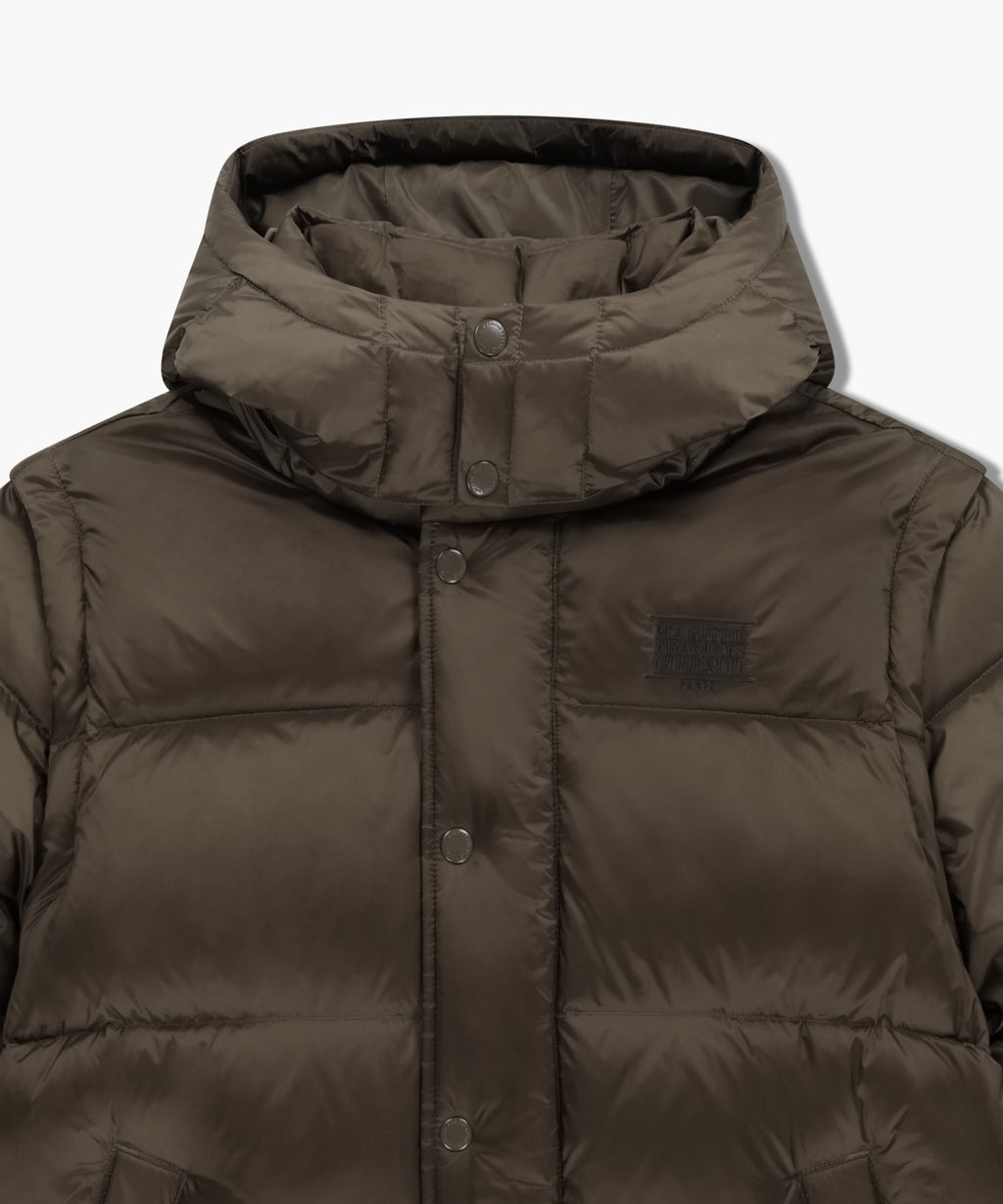 Marithe & Francois Girbaud - Detatchable Down Jacket (Brown) product image 12 | TRAB K-Fashion Australia