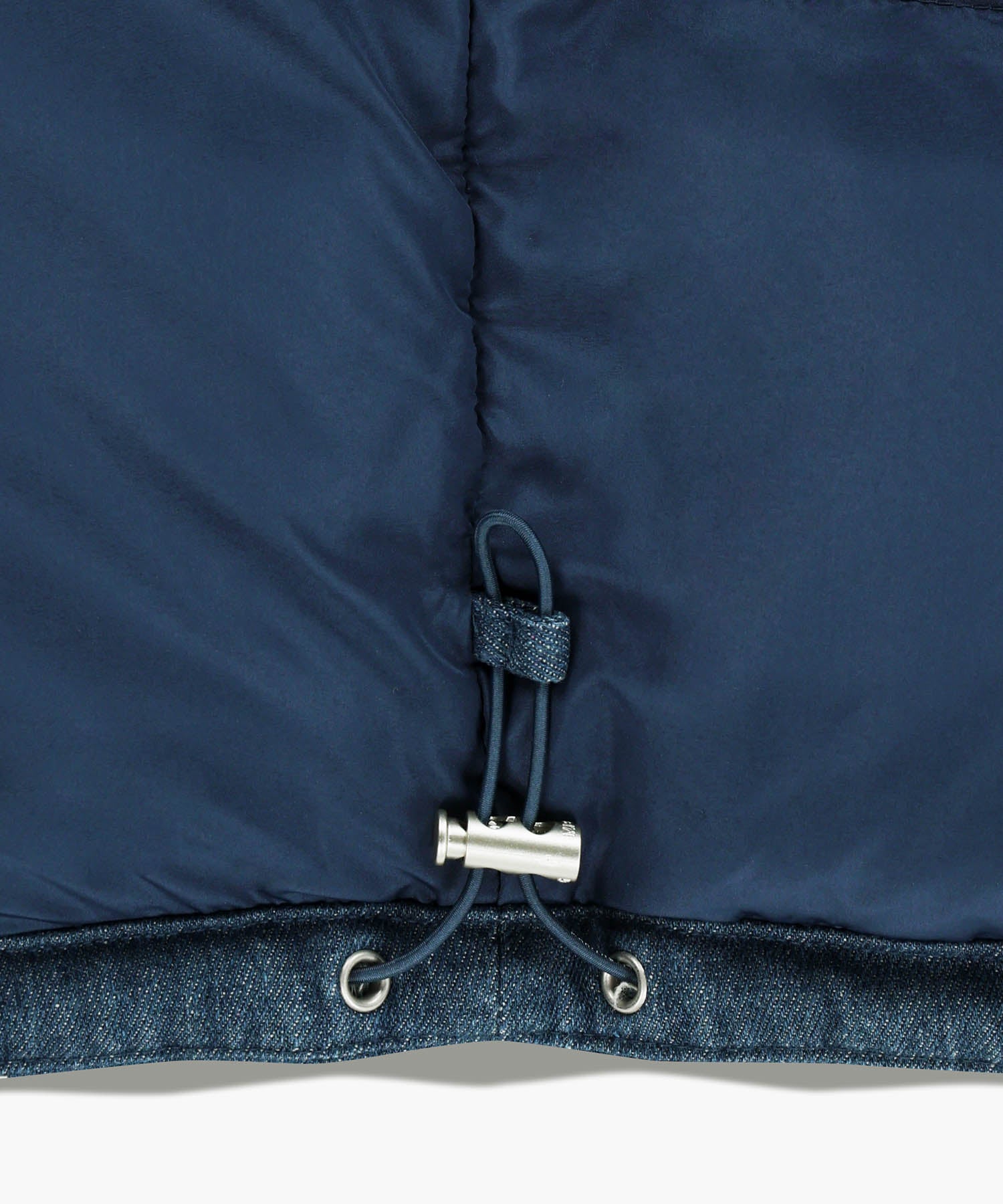 Marithe & Francois Girbaud - Classic Logo Denim Down Jacket (Dark Blue) product image 12 | TRAB K-Fashion Australia