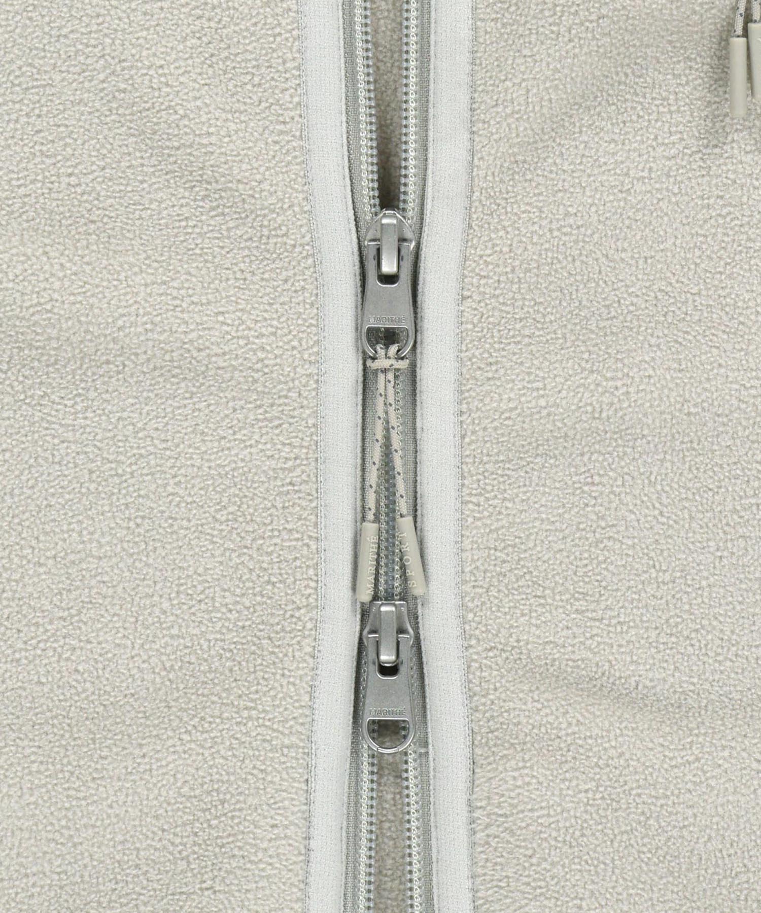 Marithe & Francois Girbaud - Marithe Sport Fleece Hood Zip-up Jacket (Light Gray) product image 12 | TRAB K-Fashion Australia