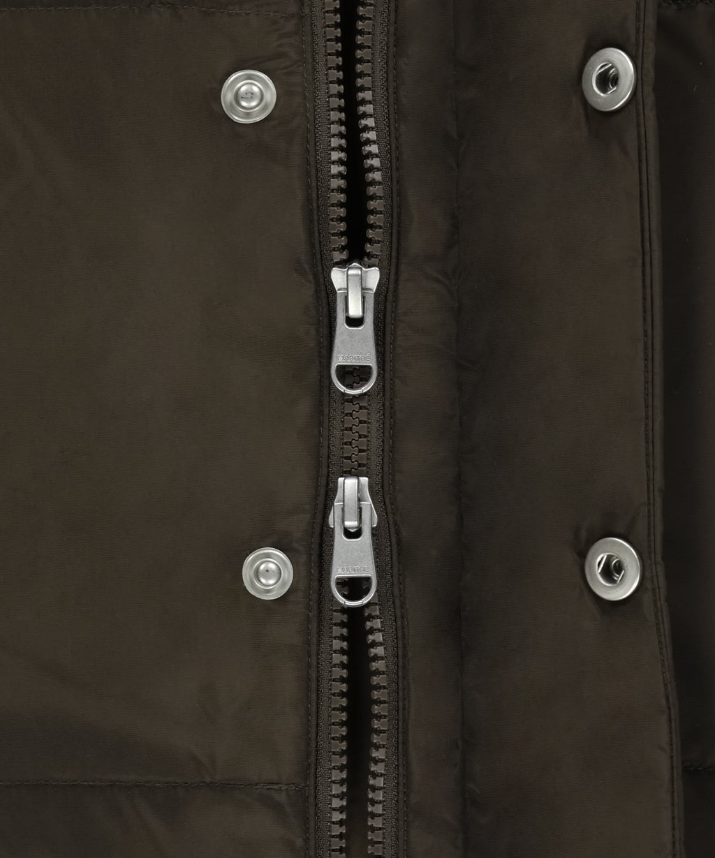Marithe & Francois Girbaud - Classic Logo Down Vest (Dark Brown) product image 12 | TRAB K-Fashion Australia