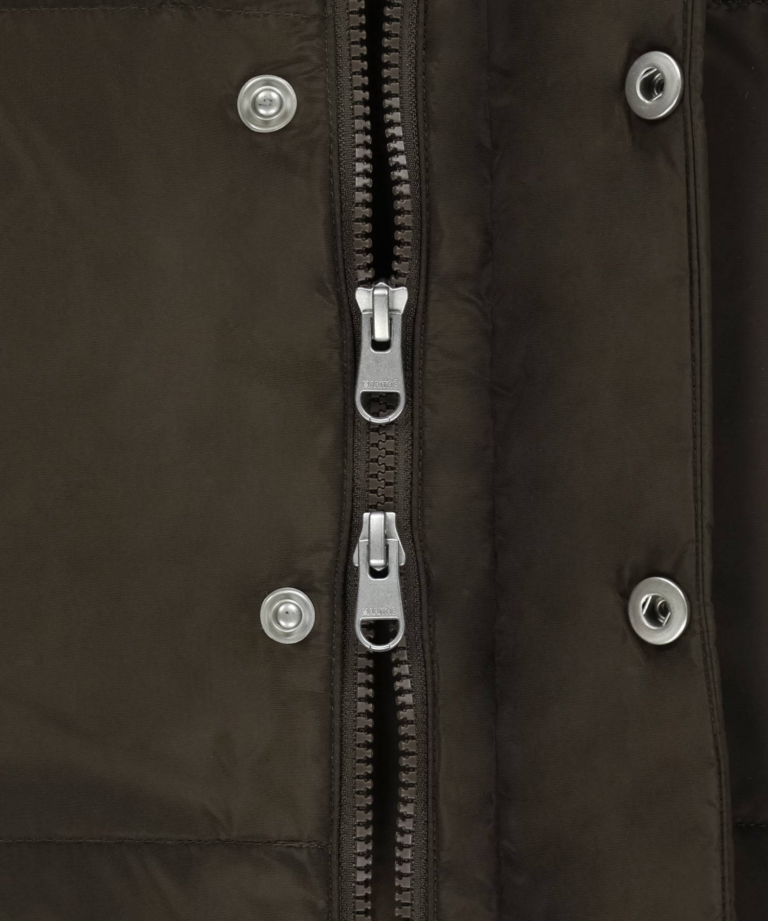 Marithe & Francois Girbaud - Classic Logo Down Vest (Dark Brown) product image 12 | TRAB K-Fashion Australia