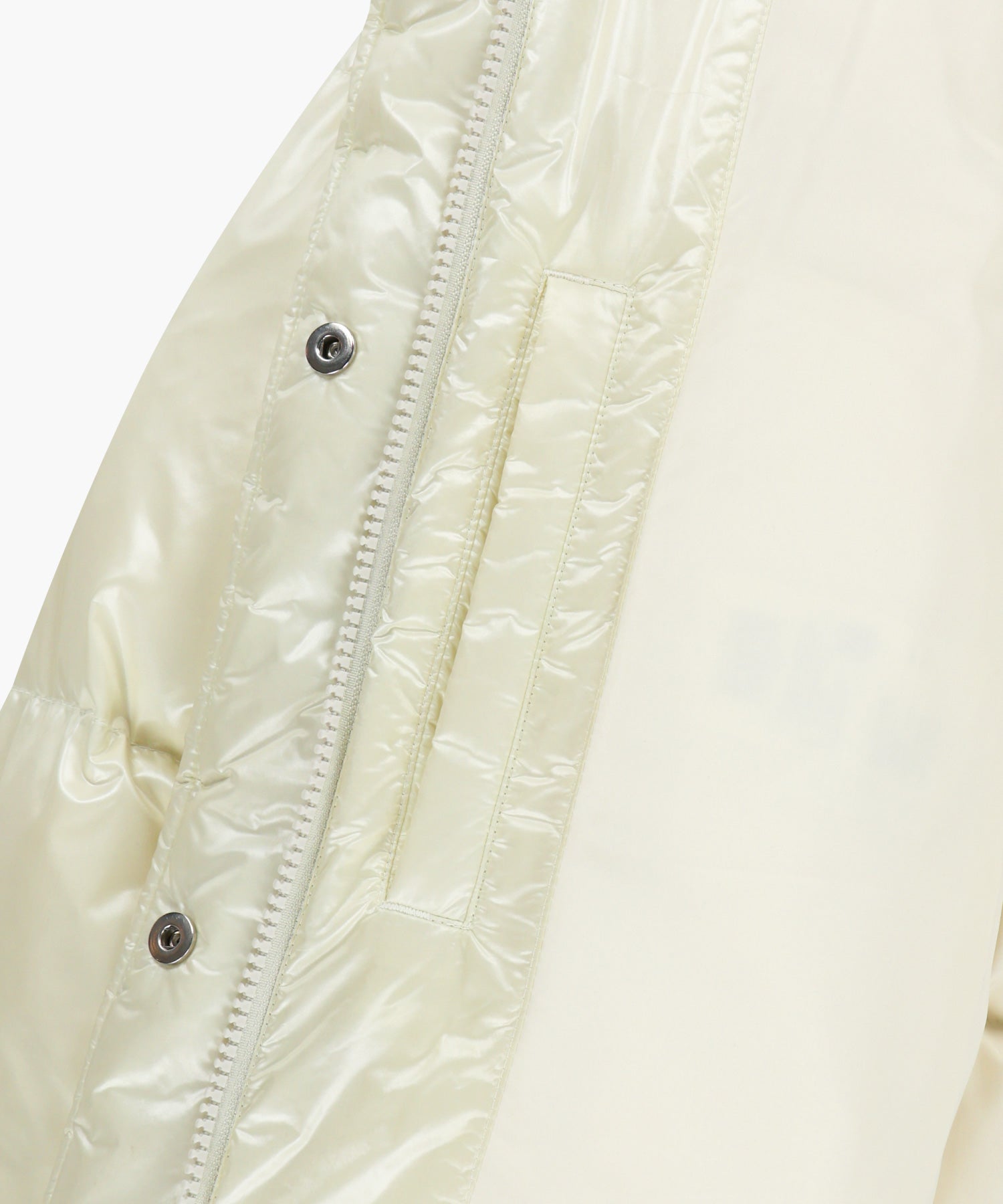 Marithe & Francois Girbaud - Glossy Crop Down Jacket (Ivory) product image 12 | TRAB K-Fashion Australia