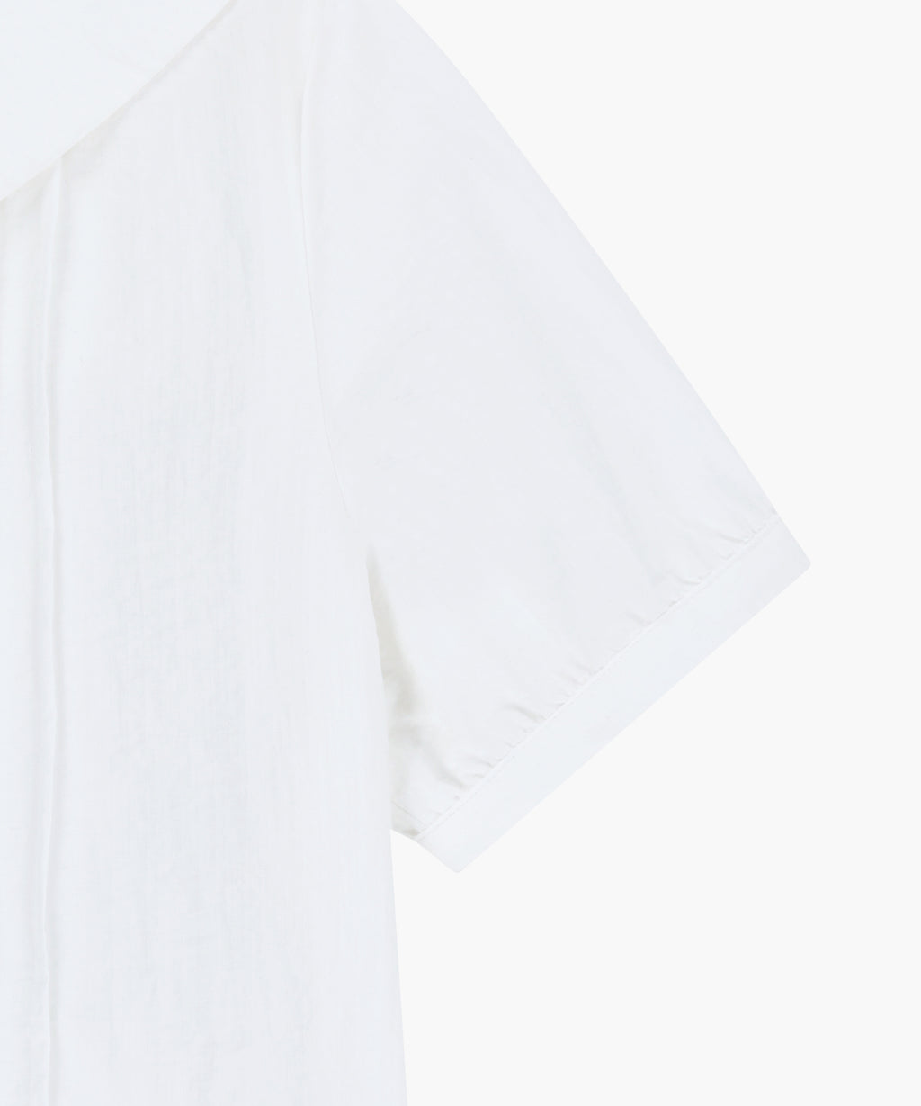 Marithe & Francois Girbaud - Pin Tuck Sailor Half Sleeve Shirt (White) product image 12 | TRAB K-Fashion Australia