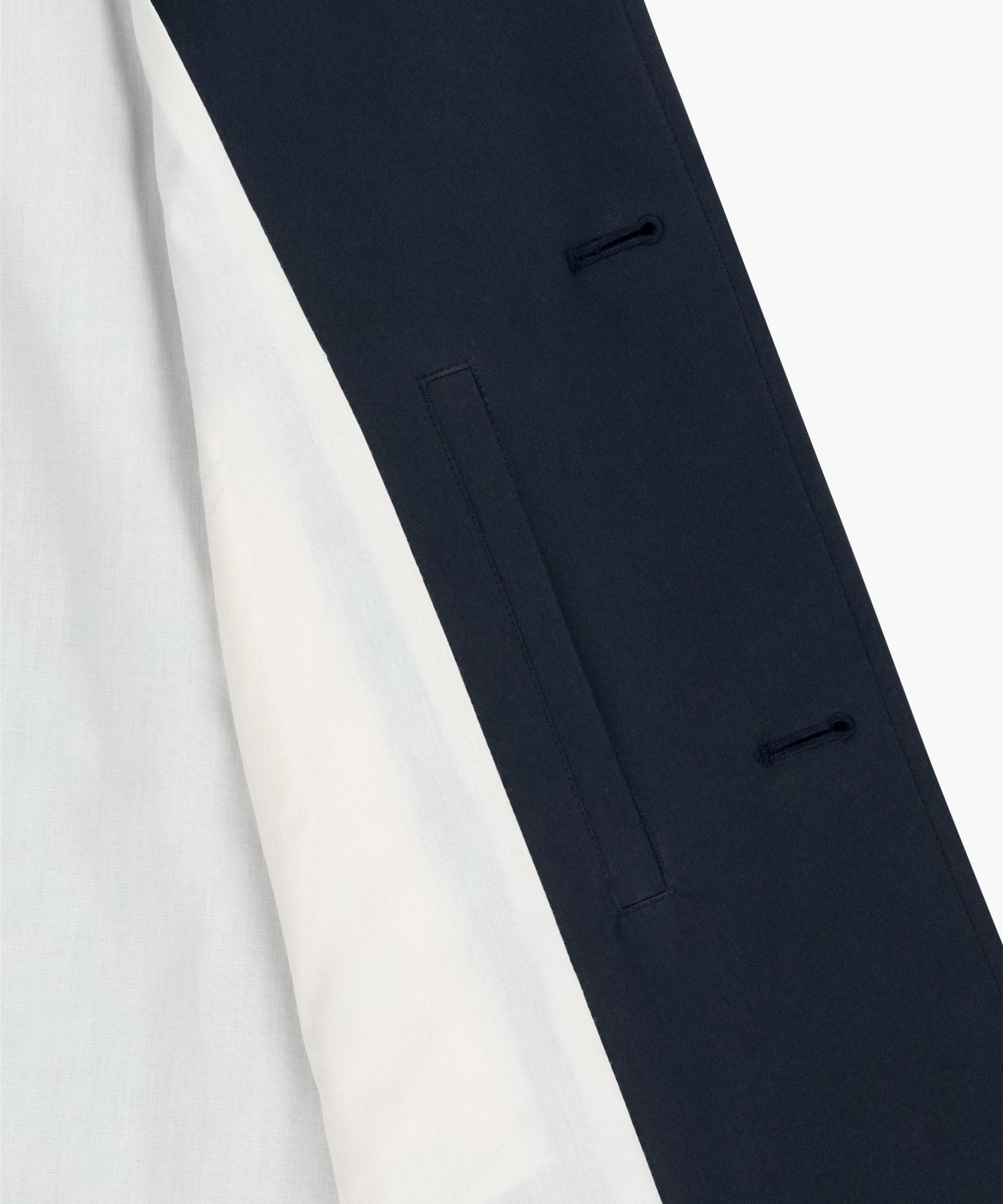 Marithe & Francois Girbaud - Raglan Half Trench Jacket (Navy) product image 11 | TRAB K-Fashion Australia