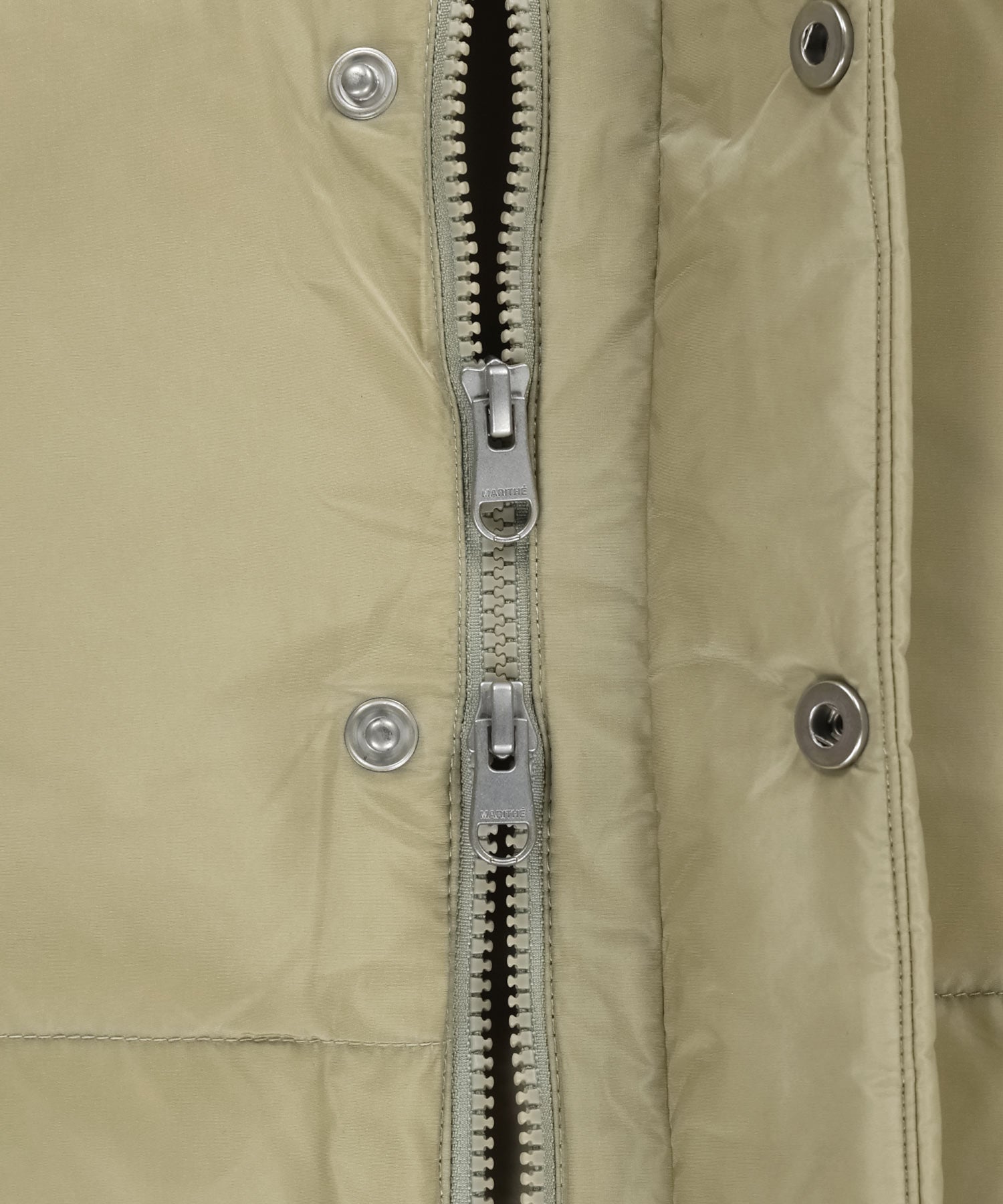 Marithe & Francois Girbaud - Classic Logo Down Vest (Beige) product image 12 | TRAB K-Fashion Australia