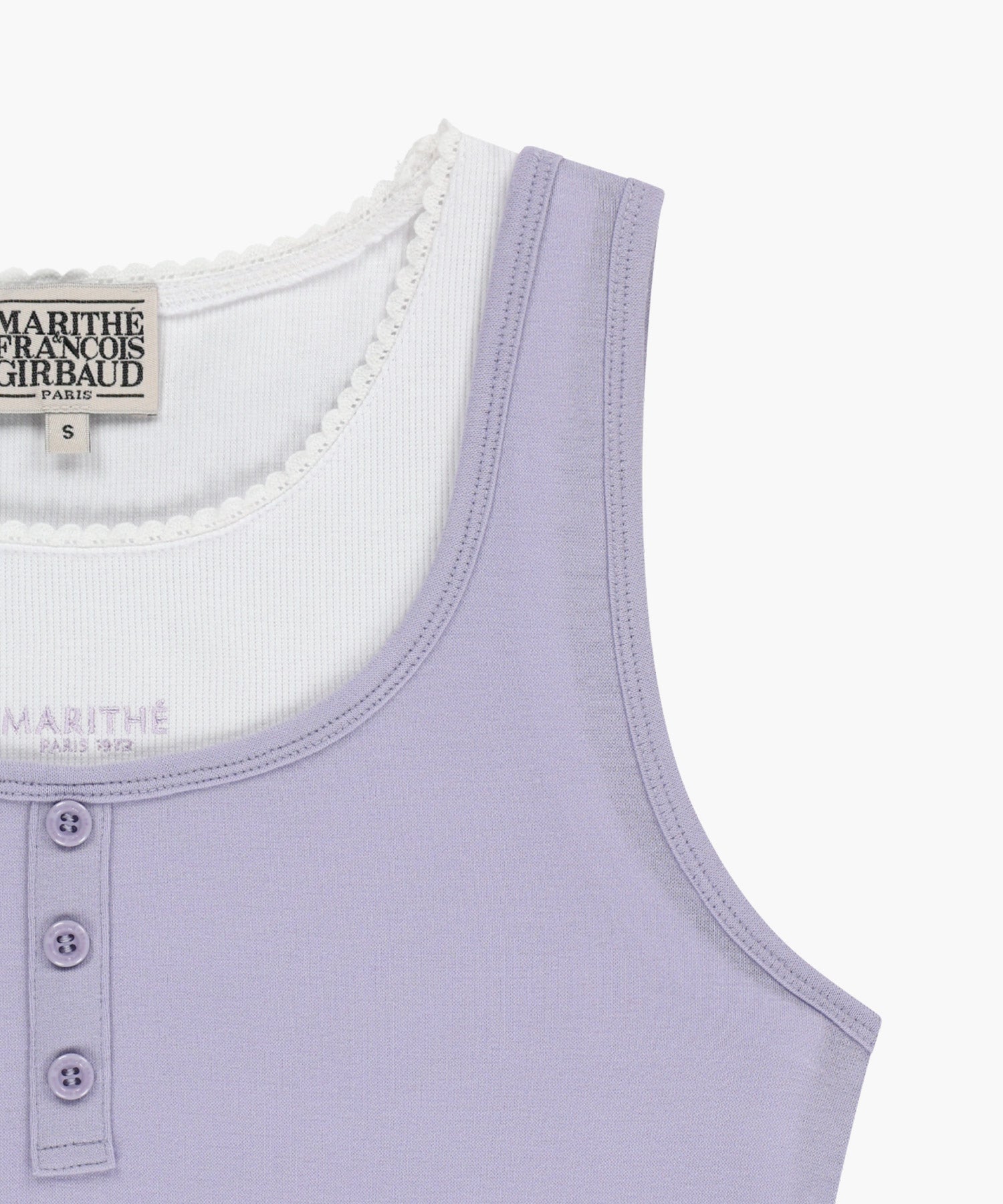 Marithe & Francois Girbaud - Layered Sleeveless (Lavender) product image 12 | TRAB K-Fashion Australia
