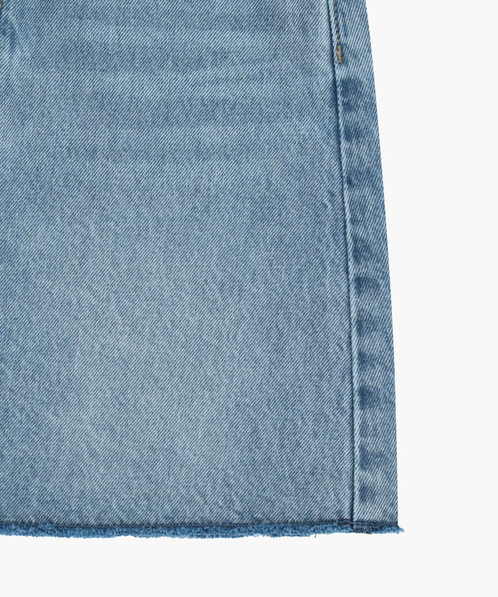 Marithe & Francois Girbaud - Raw Edge Denim Mini Skirt (Light Blue) product image 12 | TRAB K-Fashion Australia