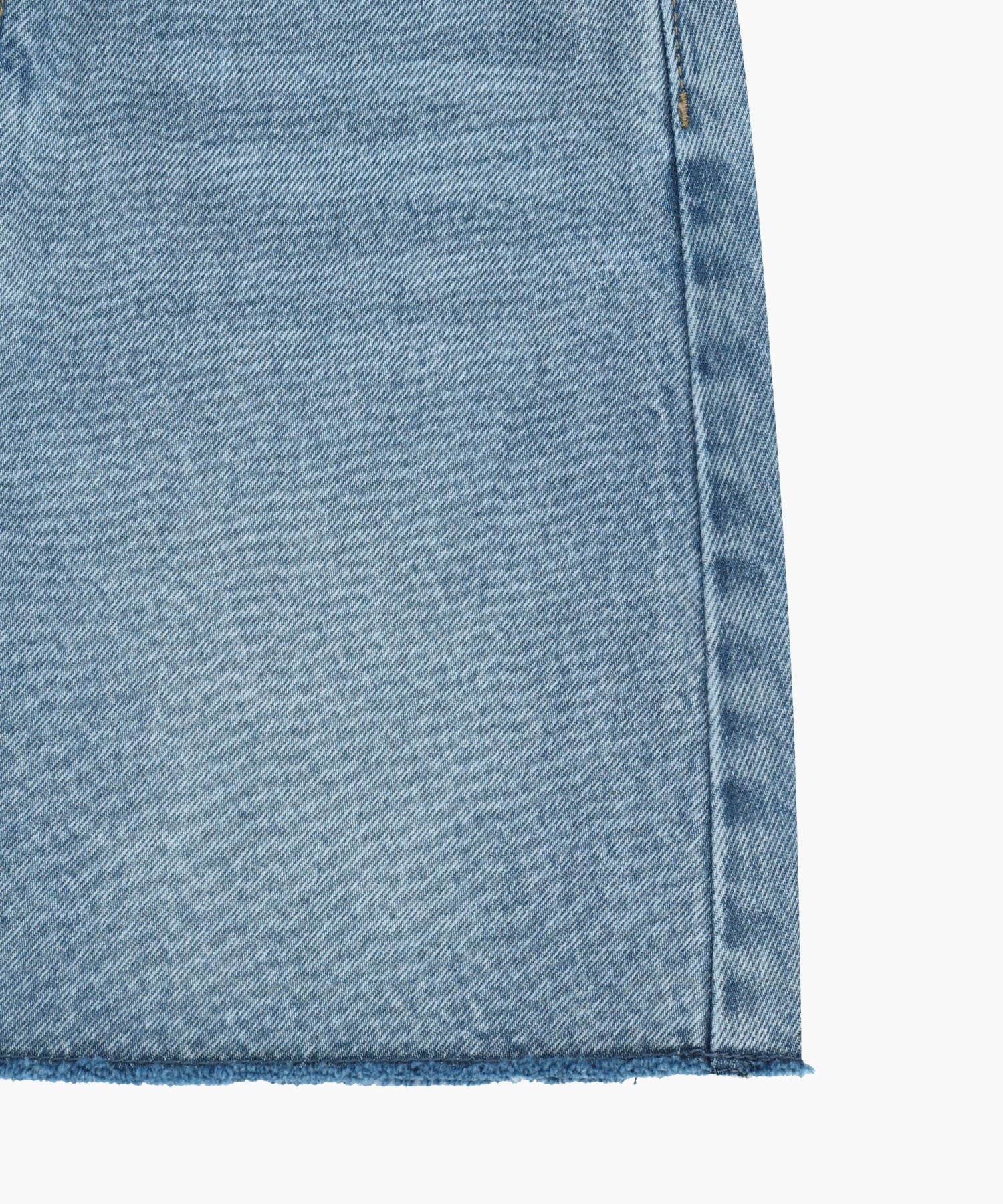 Marithe & Francois Girbaud - Raw Edge Denim Mini Skirt (Light Blue) product image 12 | TRAB K-Fashion Australia