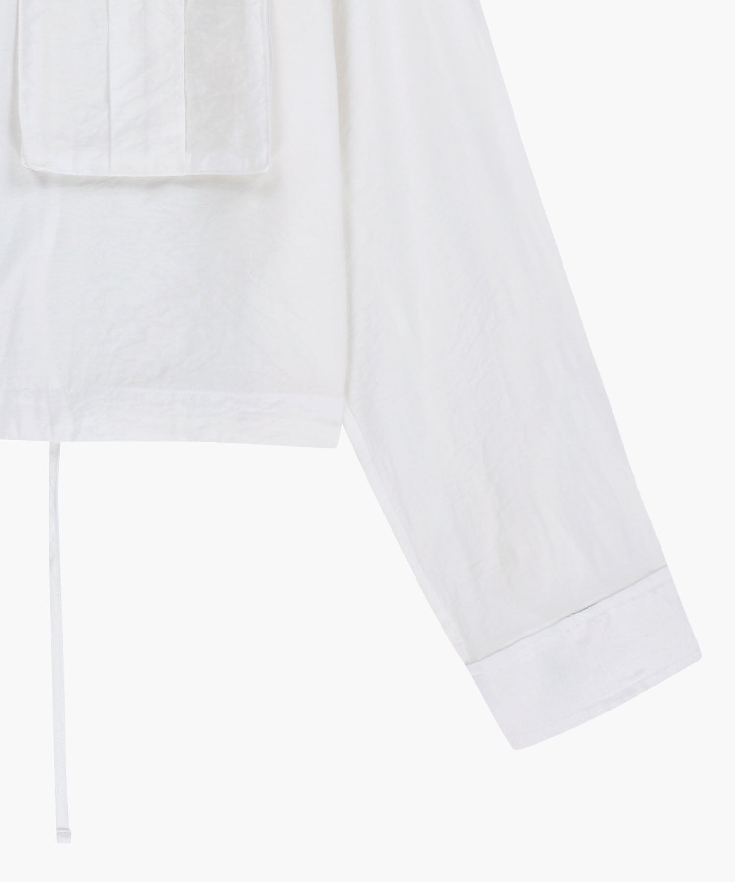 Marithe & Francois Girbaud - Crop Sheer Jacket (White) product image 12 | TRAB K-Fashion Australia