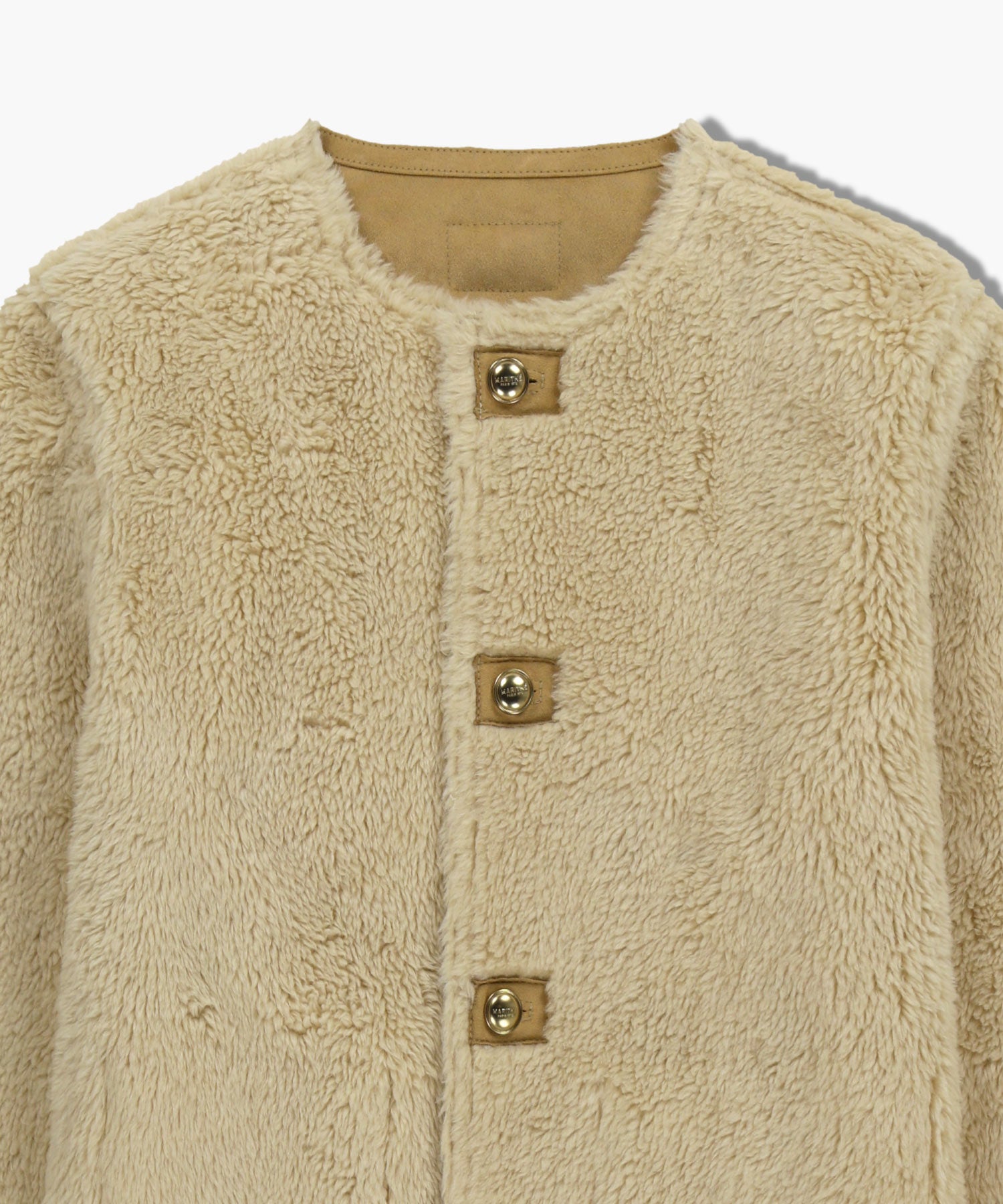 Marithe & Francois Girbaud - Reversible Shearling Jacket (Beige) product image 15 | TRAB K-Fashion Australia
