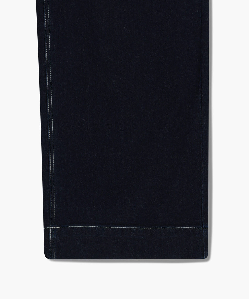 Marithe & Francois Girbaud - Low-waist Tuck Wide Denim Pants (Dark Blue) product image 12 | TRAB K-Fashion Australia
