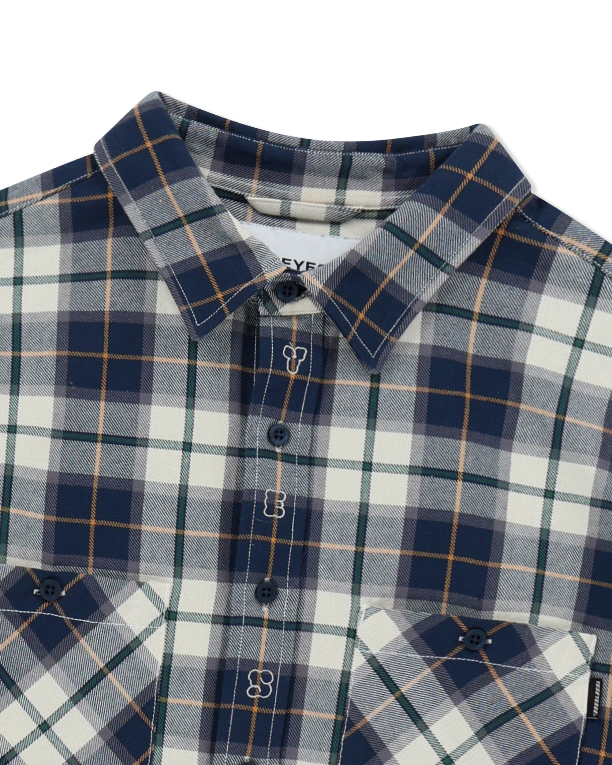 yeseyesee - Plop Check Shirt (Blue) product image 4 | TRAB K-Fashion Australia