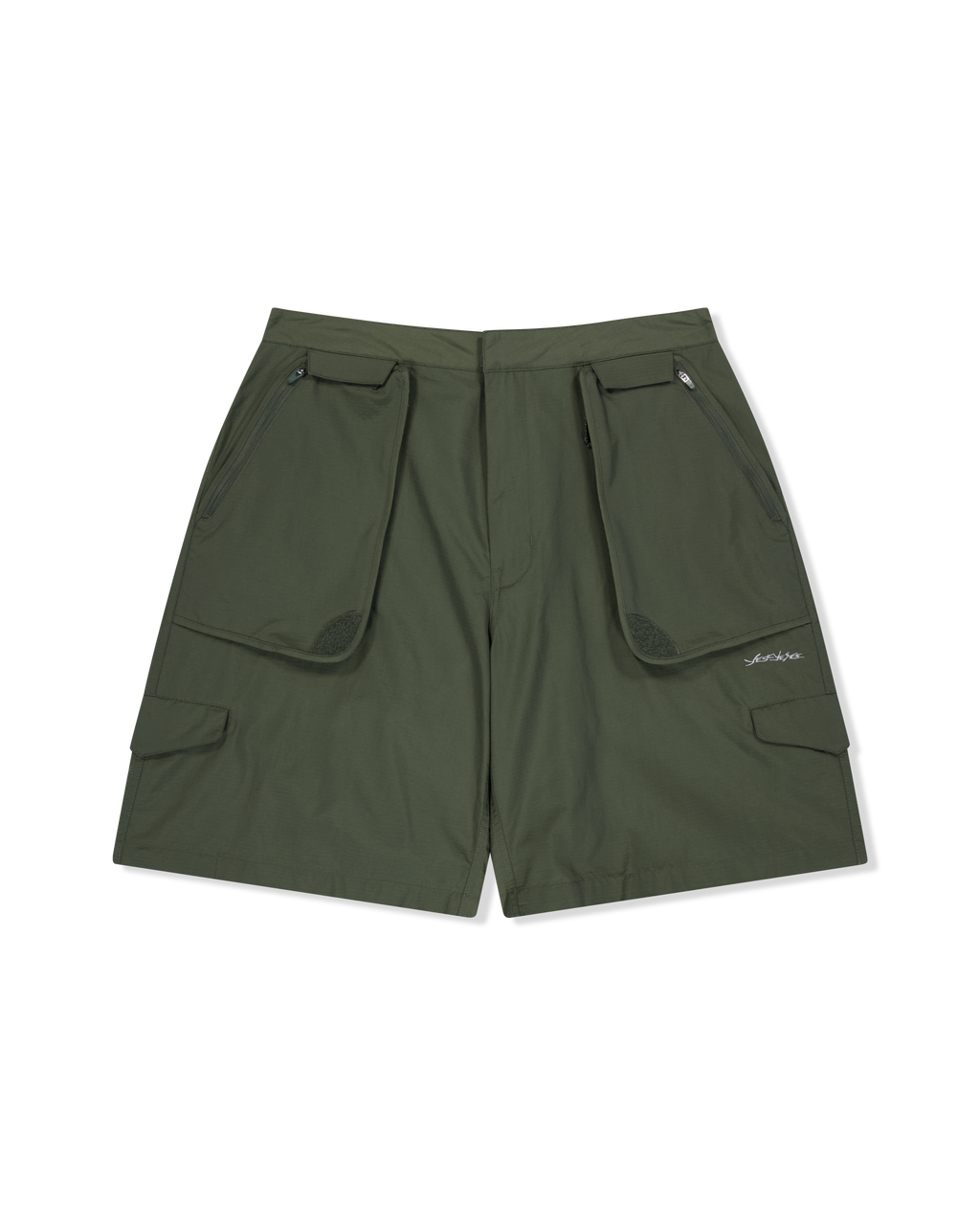 yeseyesee - Striking Cargo Shorts (Olive) product image 1 | TRAB K-Fashion Australia