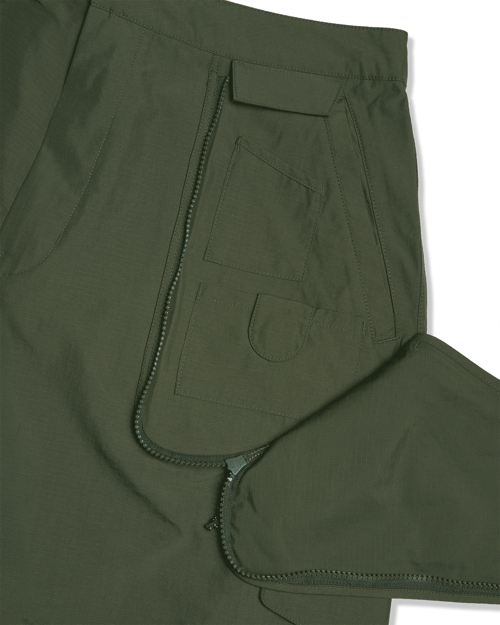 yeseyesee - Striking Cargo Shorts (Olive) product image 5 | TRAB K-Fashion Australia