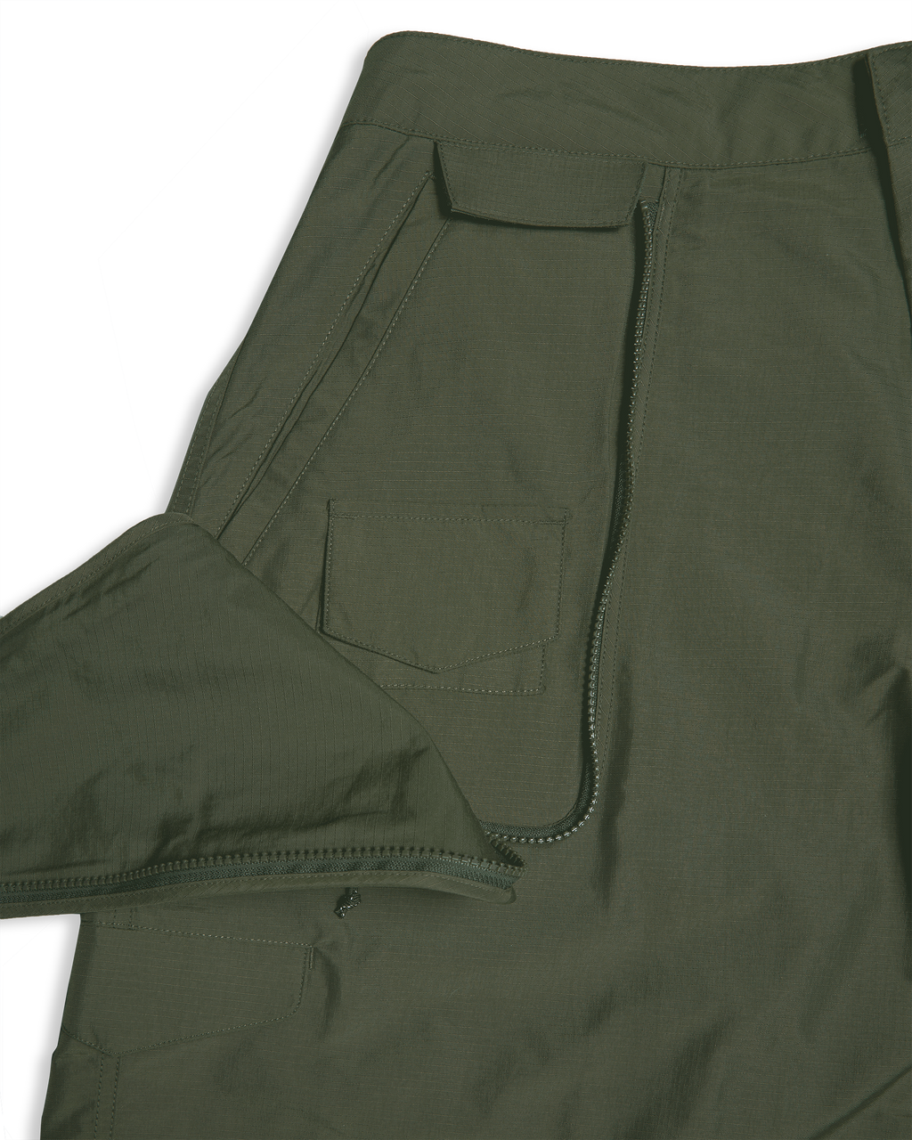 yeseyesee - Striking Cargo Shorts (Olive) product image 6 | TRAB K-Fashion Australia