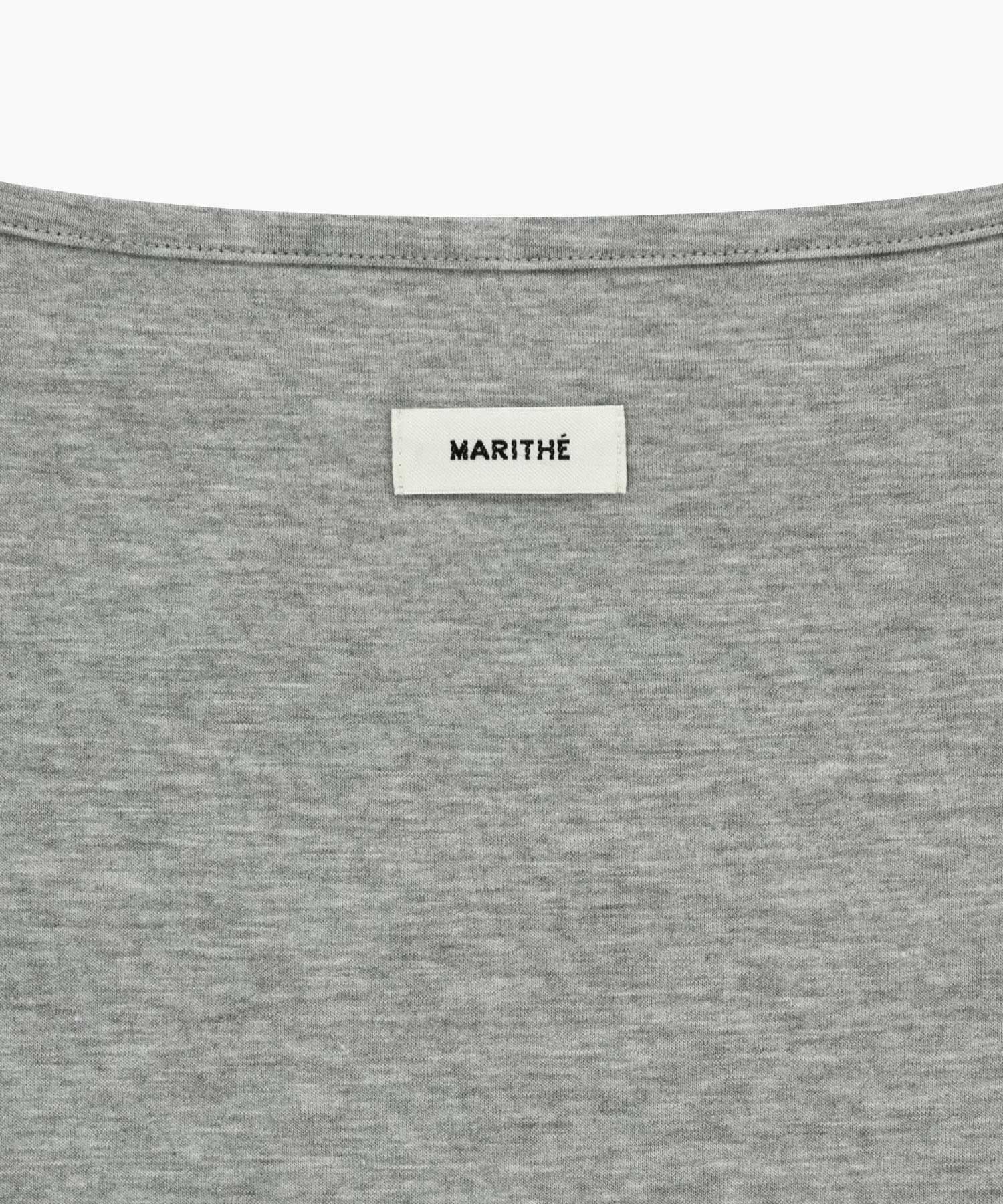 Marithe & Francois Girbaud - Layered Jersey Long Sleeve (Light Heather Gray) product image 12 | TRAB K-Fashion Australia