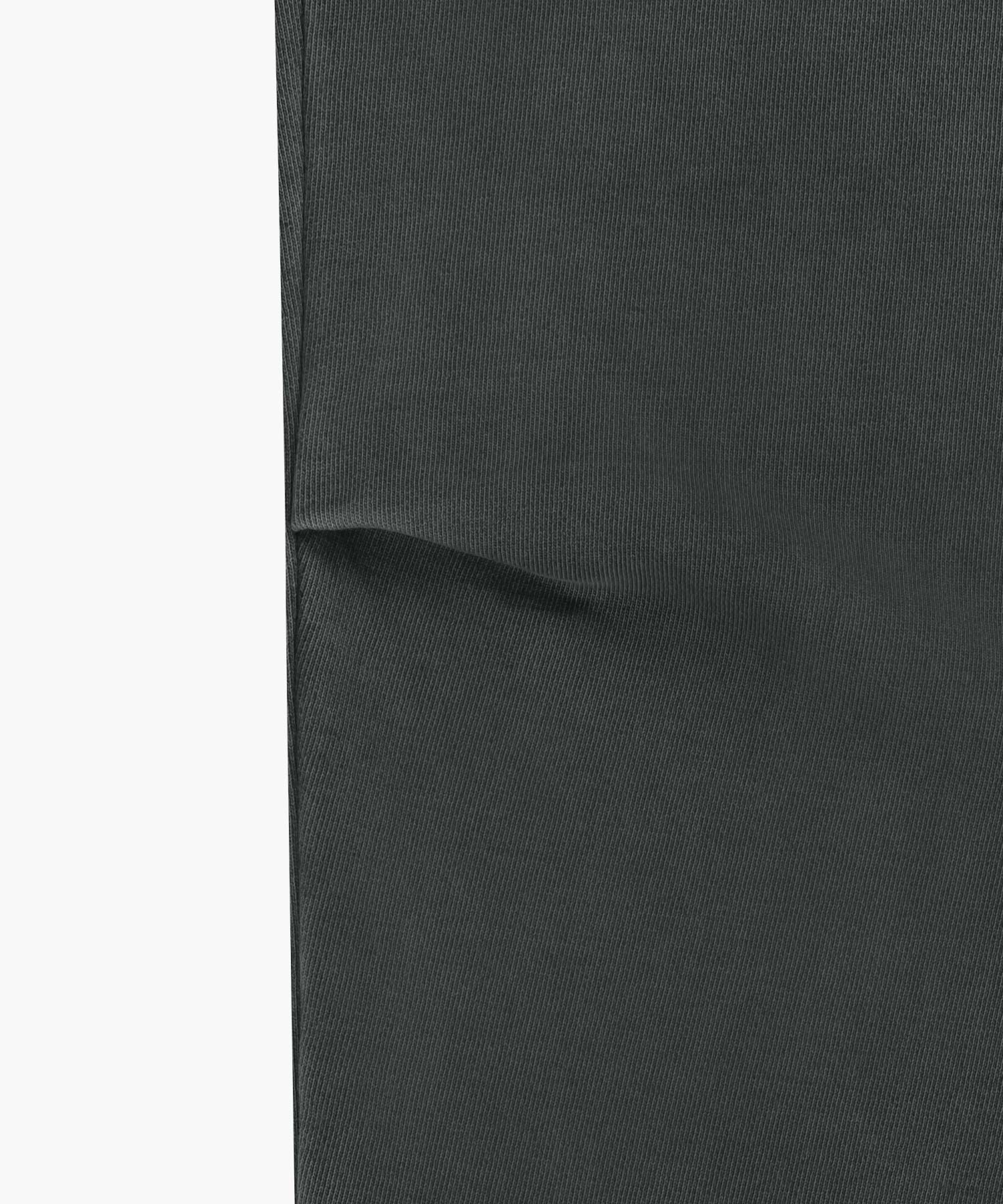 Marithe & Francois Girbaud - Outline Classic Logo Dyeing Tuck Wide Sweat Pants (Charcoal) product image 12 | TRAB K-Fashion Australia