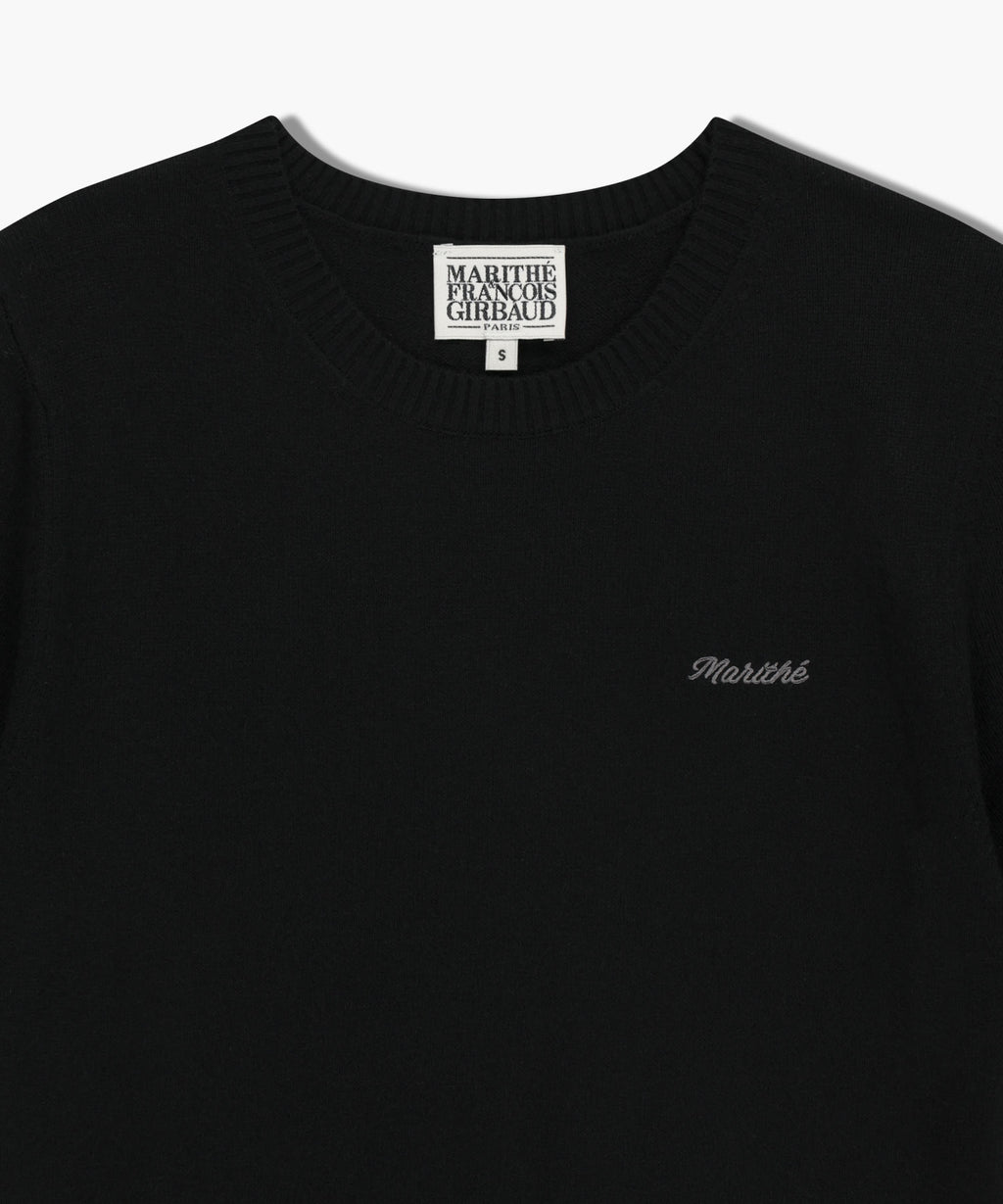 Marithe & Francois Girbaud - Half Knit Round Neck Cardigan Set Up (Black) product image 12 | TRAB K-Fashion Australia