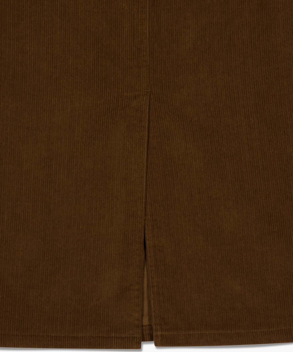 Marithe & Francois Girbaud - Classic Corduroy Midi Skirt (Brown) product image 12 | TRAB K-Fashion Australia