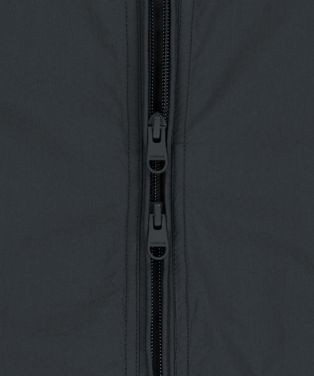 Marithe & Francois Girbaud - Highneck Packable Nylon Jacket (Charcoal) product image 12 | TRAB K-Fashion Australia