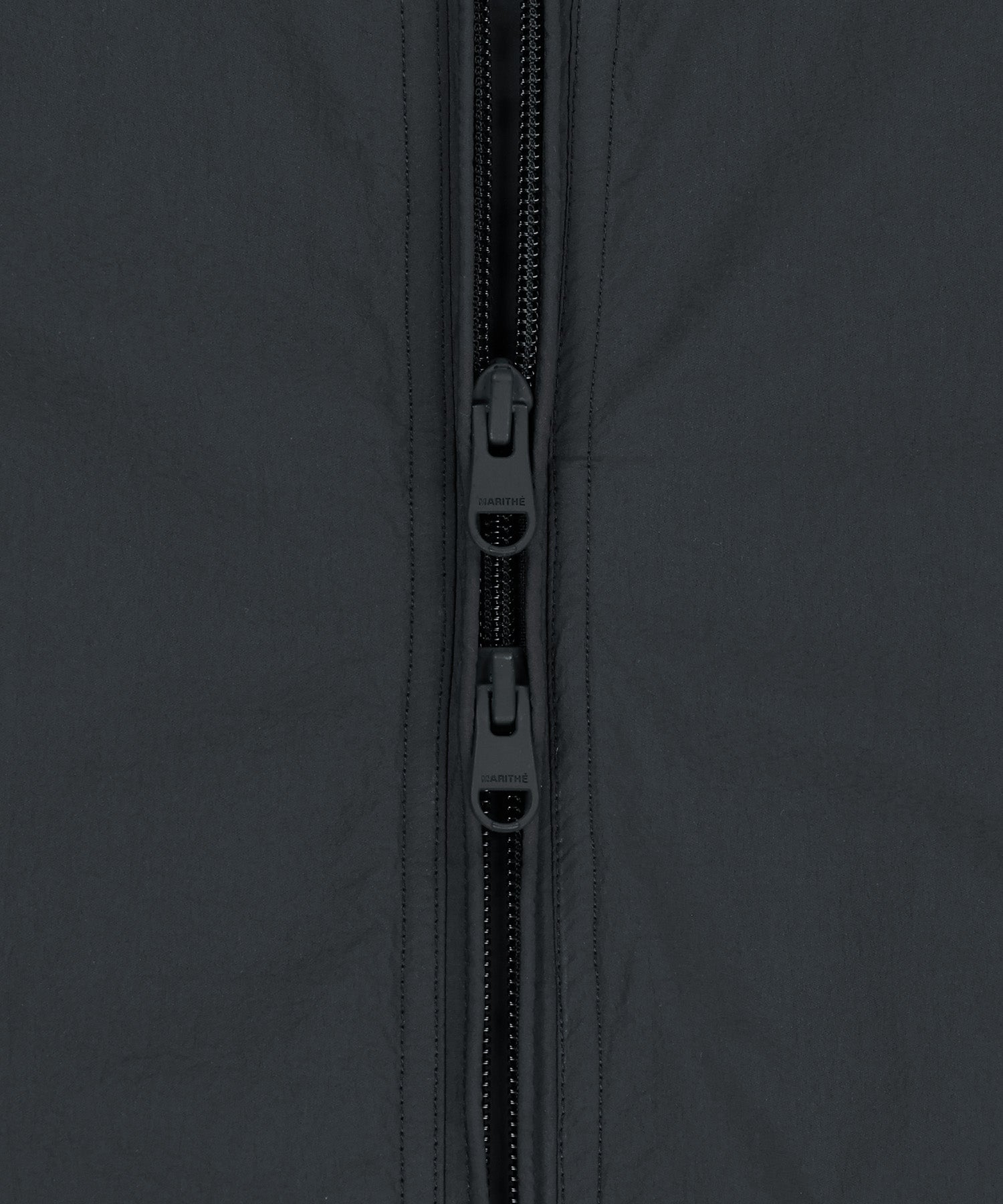 Marithe & Francois Girbaud - Highneck Packable Nylon Jacket (Charcoal) product image 12 | TRAB K-Fashion Australia