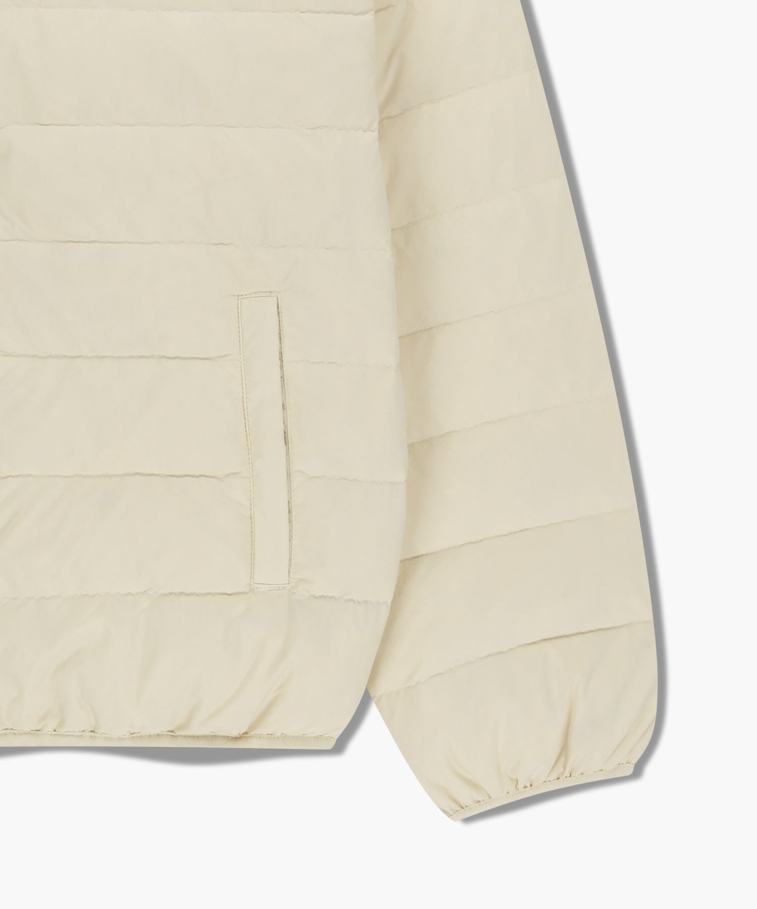 Marithe & Francois Girbaud - Classic Logo Hooded Light Down Jacket (Ivory) product image 12 | TRAB K-Fashion Australia