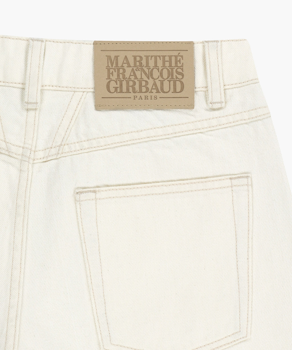 Marithe & Francois Girbaud - Denim Shorts (Ecru) product image 15 | TRAB K-Fashion Australia