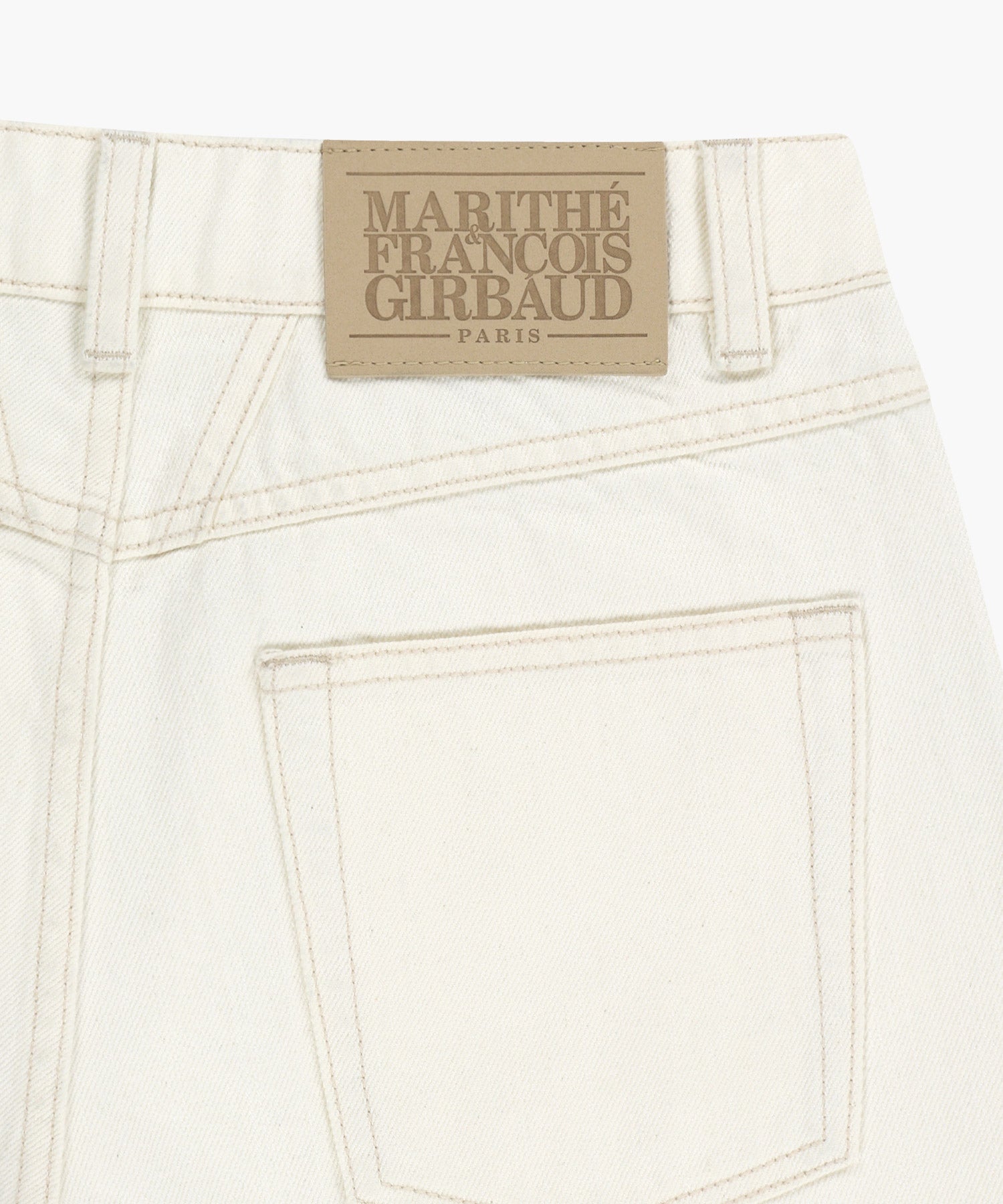 Marithe & Francois Girbaud - Denim Shorts (Ecru) product image 15 | TRAB K-Fashion Australia