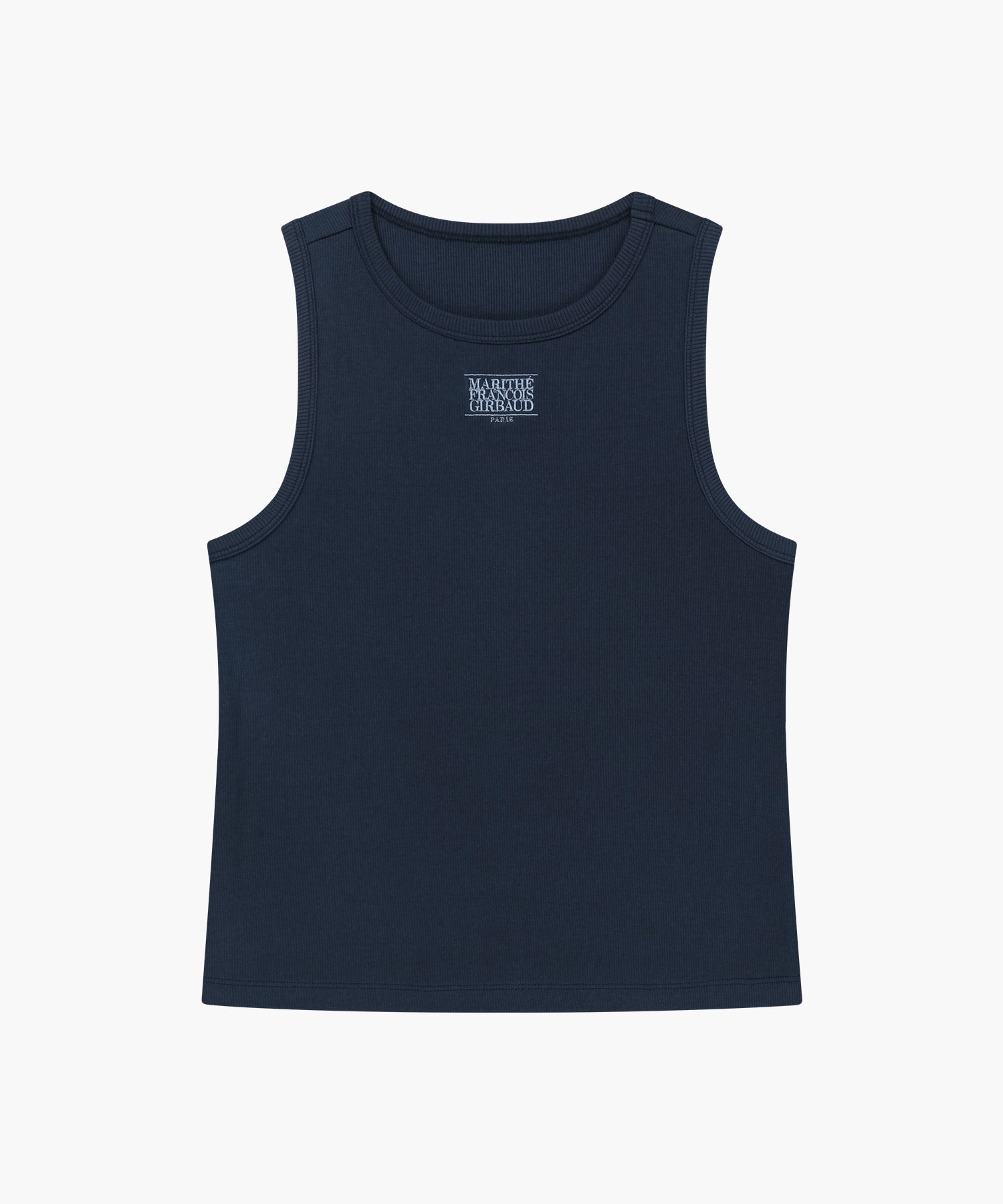 Marithe & Francois Girbaud - Small Classic Logo One Shoulder Layered Tee (Sky Blue) product image 12 | TRAB K-Fashion Australia