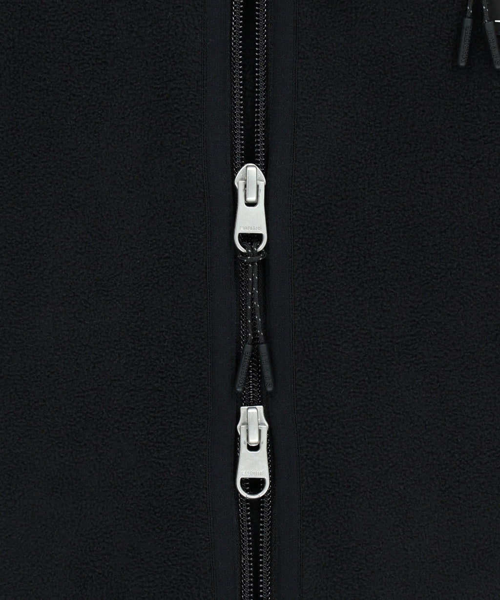 Marithe & Francois Girbaud - Marithe Sport Fleece Hood Zip-up Jacket (Black) product image 12 | TRAB K-Fashion Australia