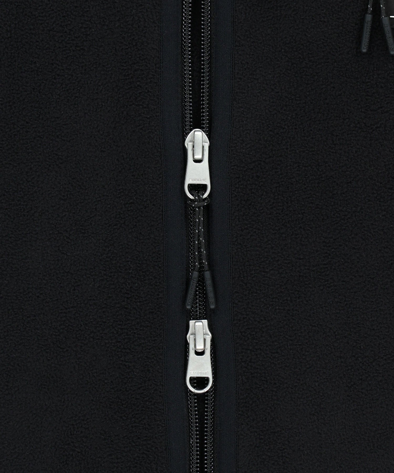 Marithe & Francois Girbaud - Marithe Sport Fleece Hood Zip-up Jacket (Black) product image 12 | TRAB K-Fashion Australia