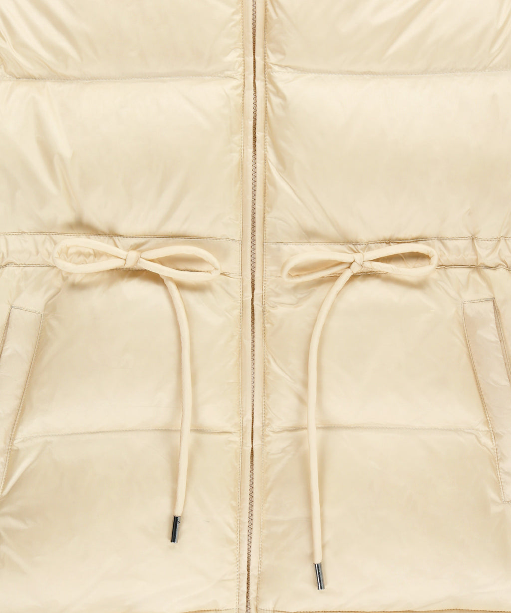 Marithe & Francois Girbaud - Waist String Mid Down Jacket (Light Beige) product image 12 | TRAB K-Fashion Australia