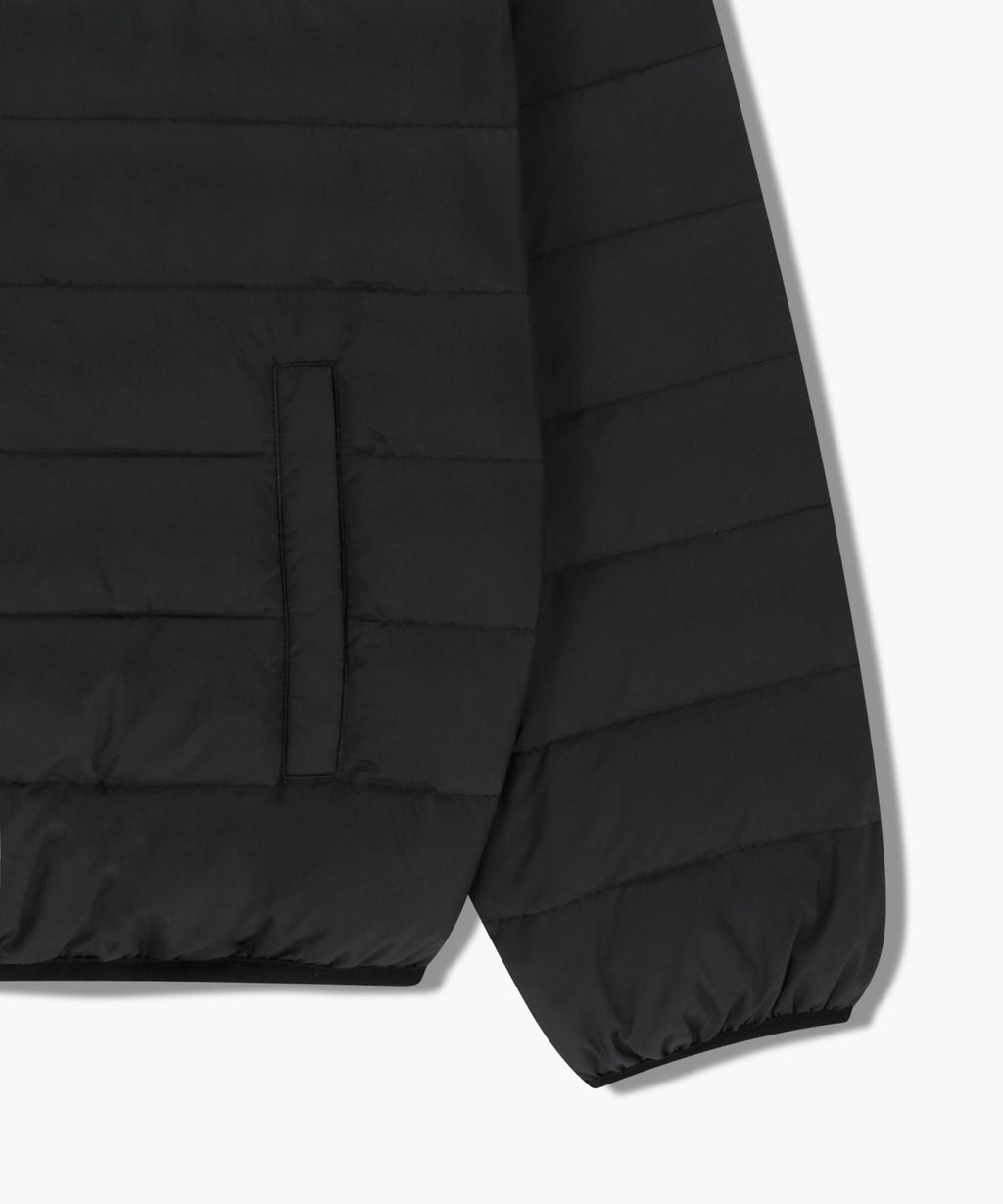 Marithe & Francois Girbaud - Classic Logo Hooded Light Down Jacket (Black) product image 12 | TRAB K-Fashion Australia